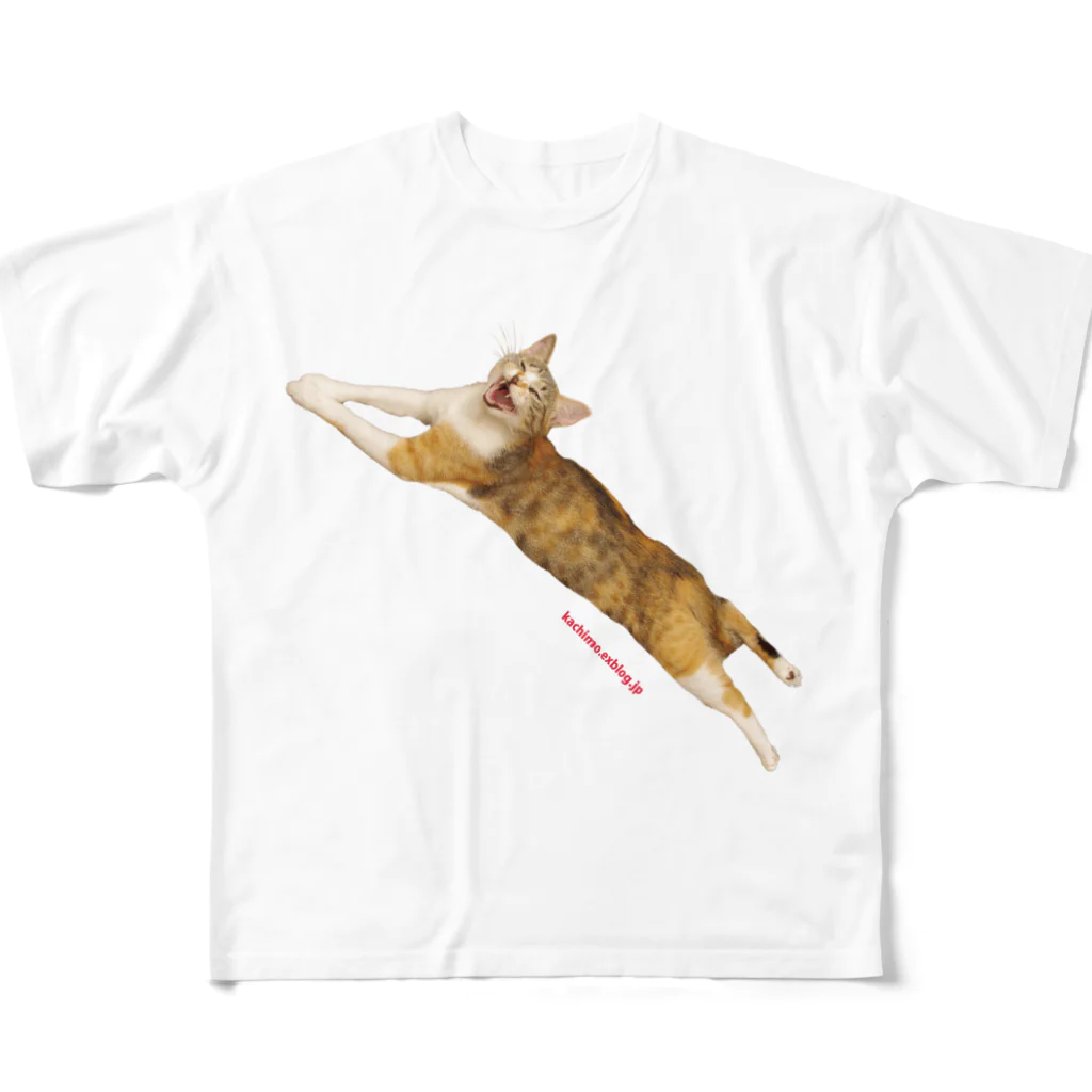 kachimo本舗のカステラちゃん All-Over Print T-Shirt