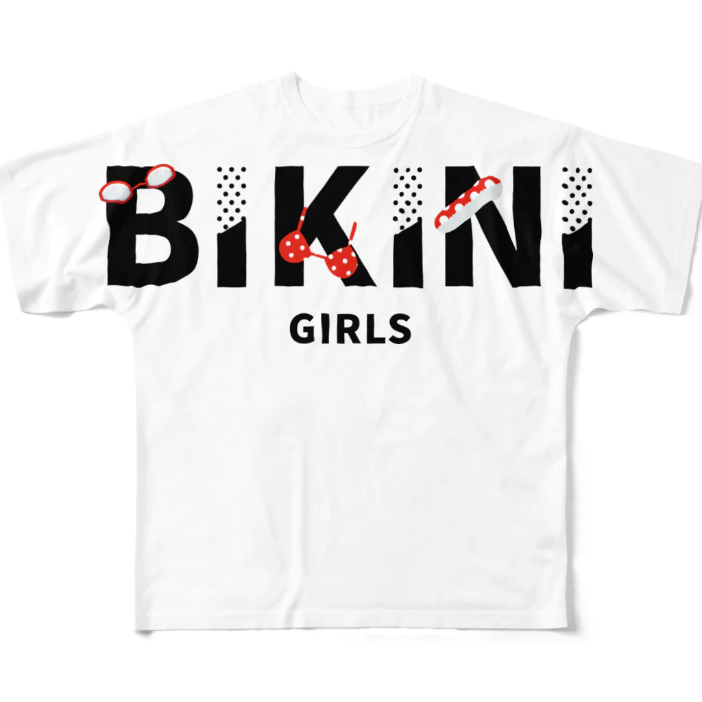 8anna storeのBIKINI GIRLS／ビキニガールズ フルグラフィックTシャツ