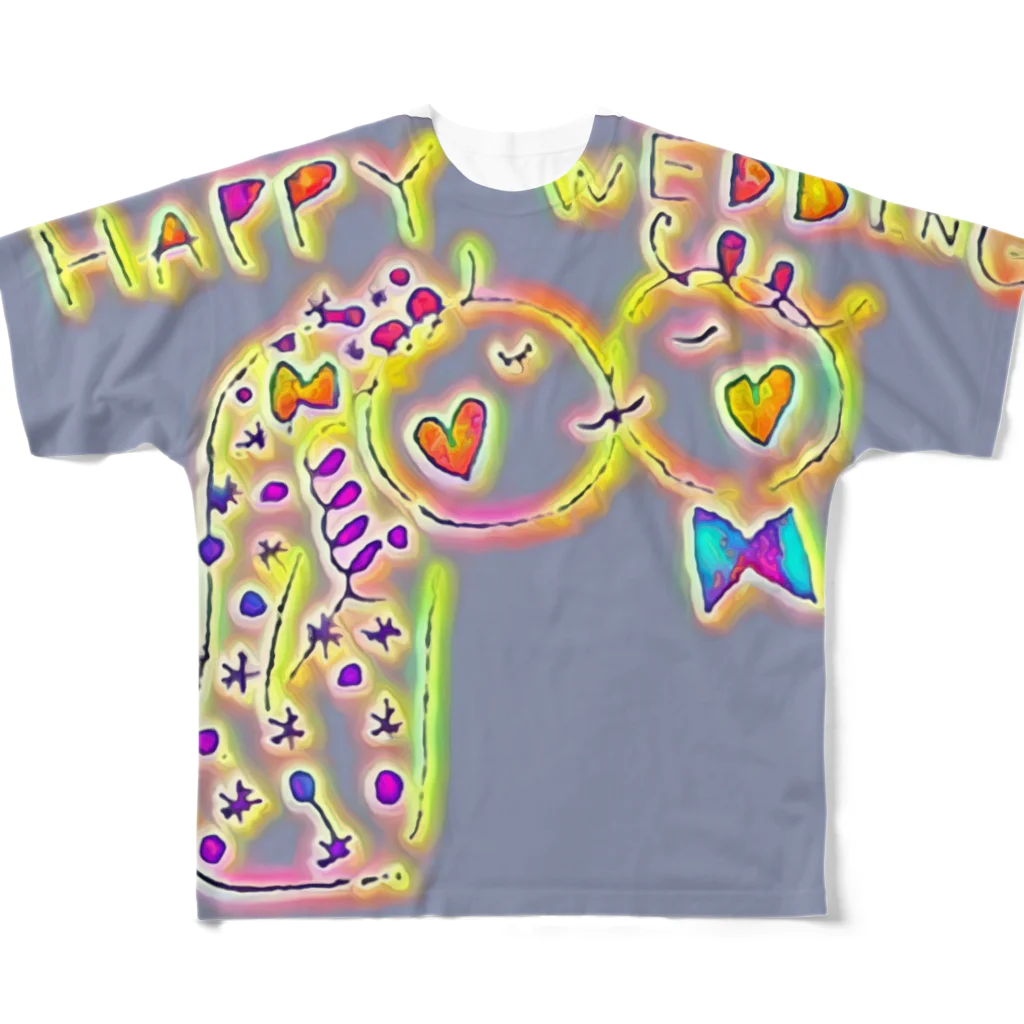 Amoliy の結婚おめでとう All-Over Print T-Shirt