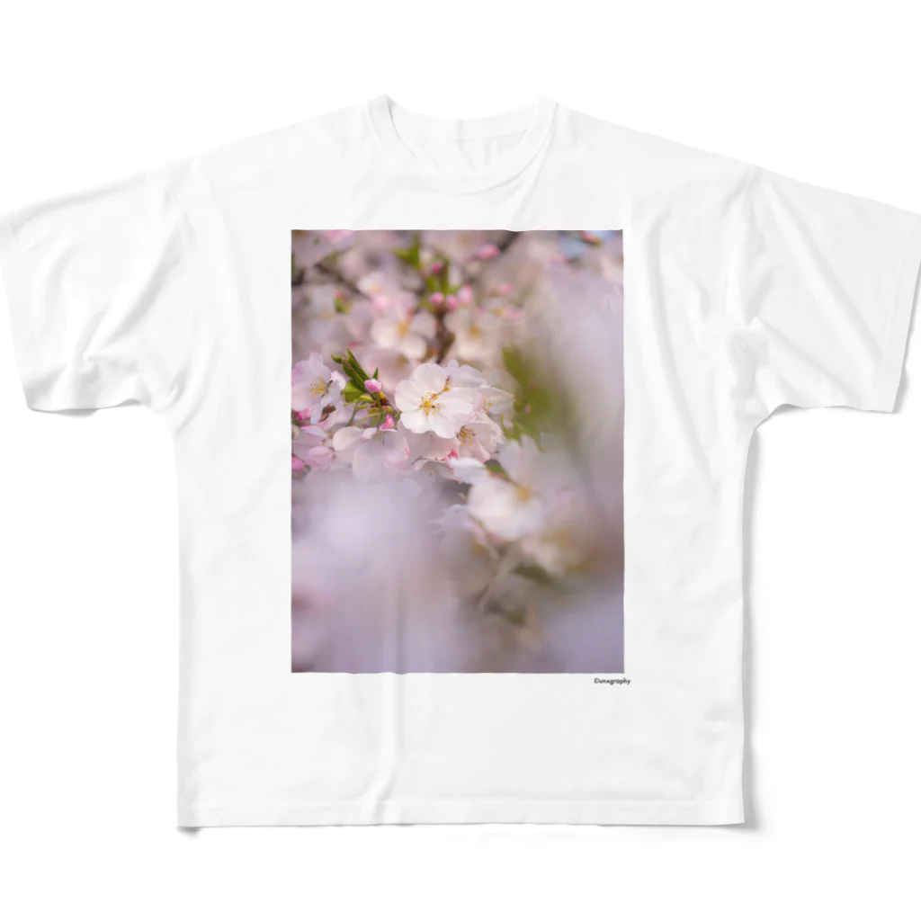 unxgraphyのSAKURA 2 フルグラフィックTシャツ