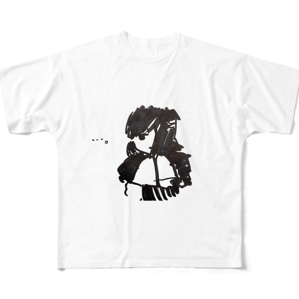 観音侍のOnnna フルグラフィックTシャツ