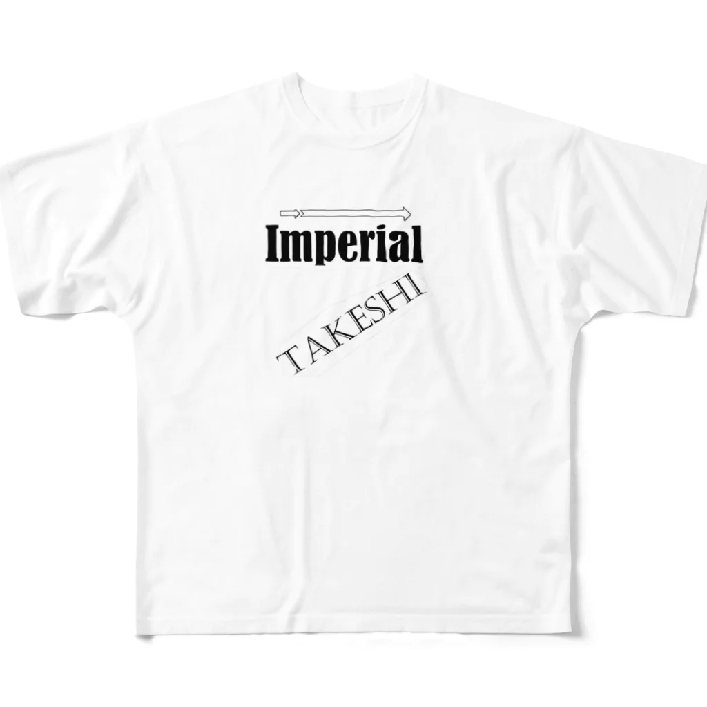 imperial Takeshiのラストエンペラータケシ フルグラフィックTシャツ