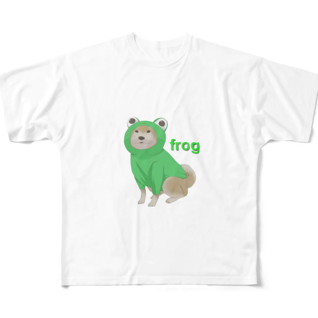 frogのfrog 풀그래픽 티셔츠