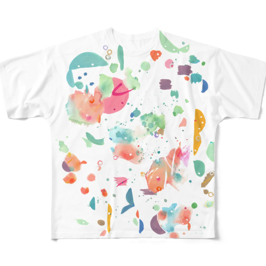 おのだ希・nozomi onodaの夏風 All-Over Print T-Shirt