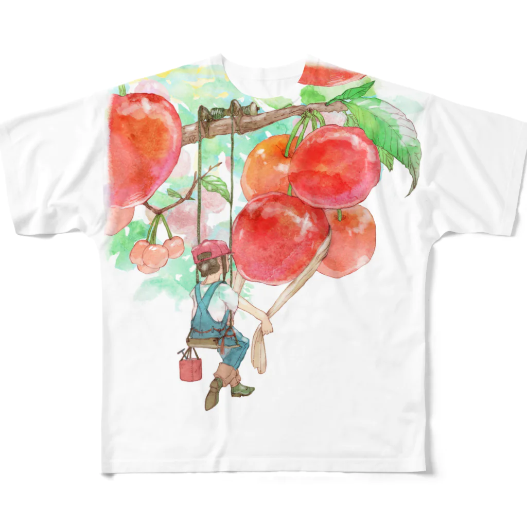 渡邊 春菜のゆらゆらゆれて All-Over Print T-Shirt