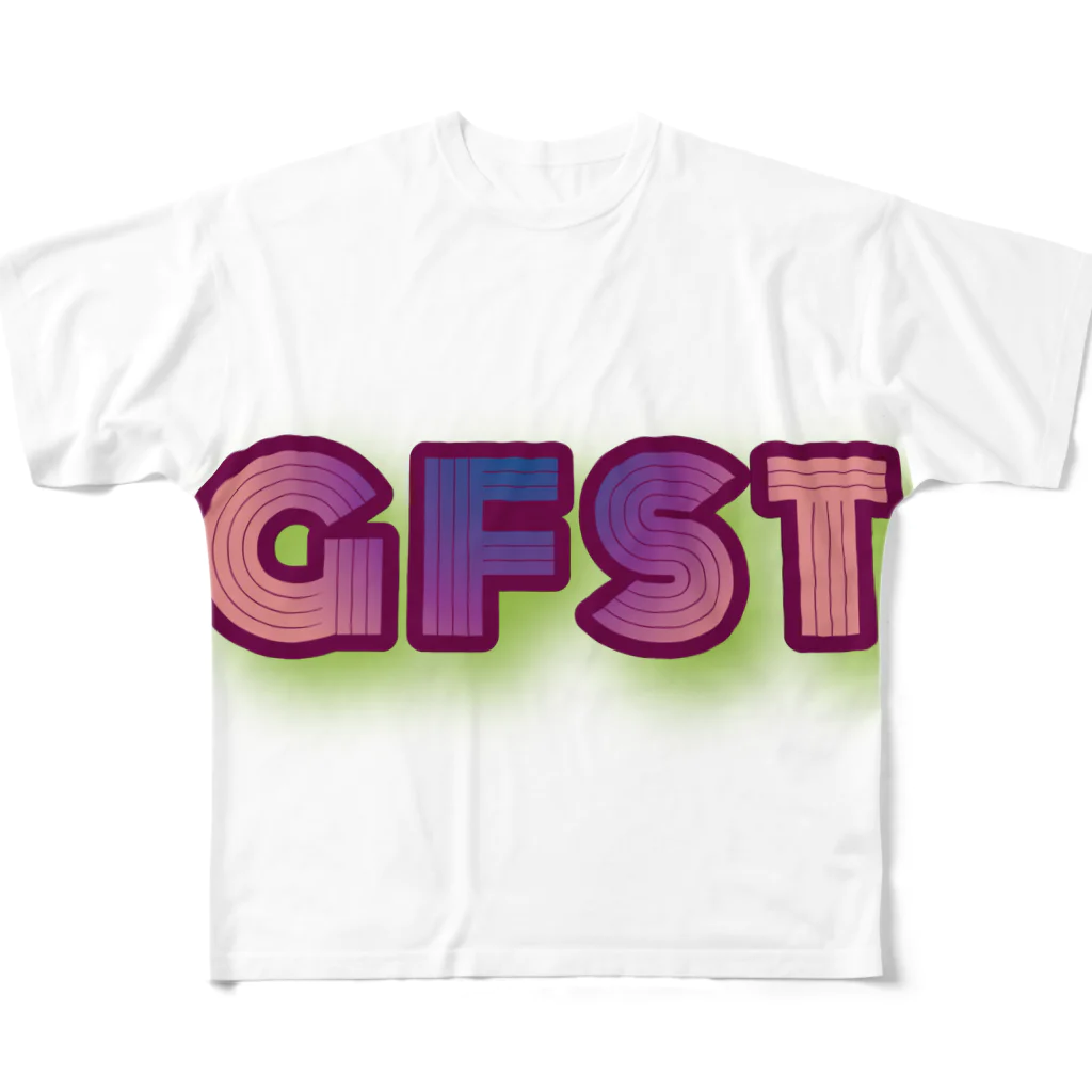 kissacoのGFST フルグラフィックTシャツ