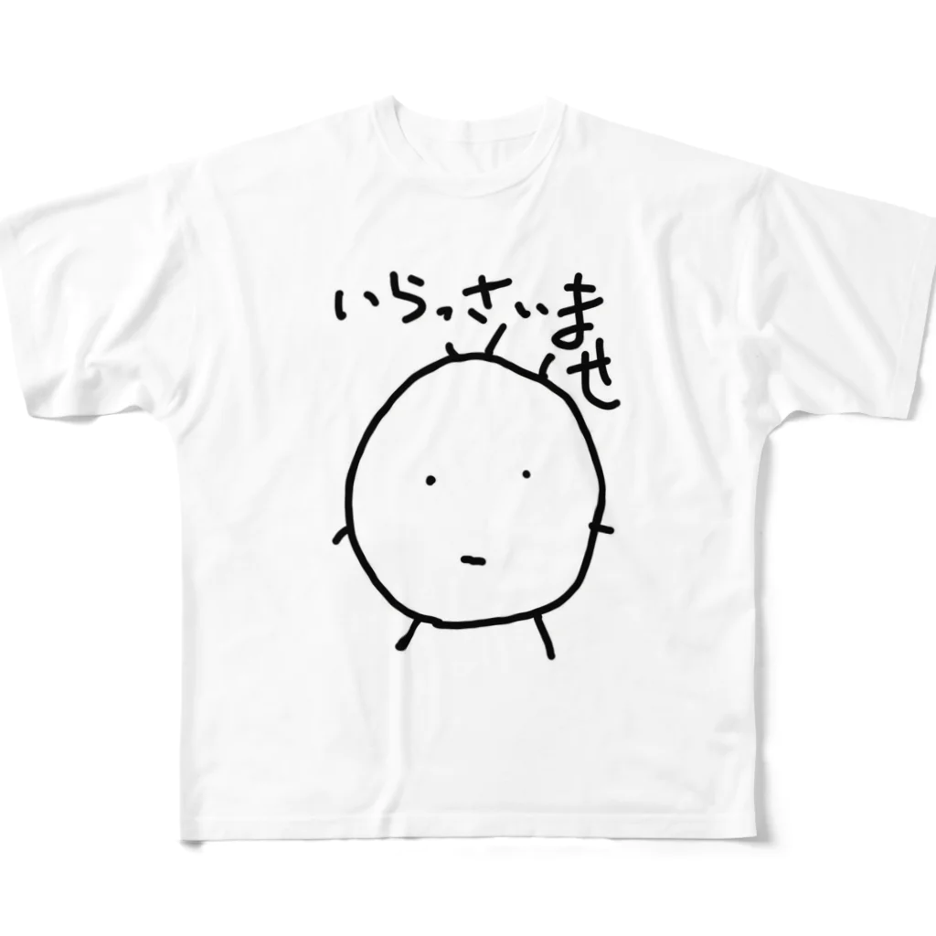 kishimiのまめすけ フルグラフィックTシャツ