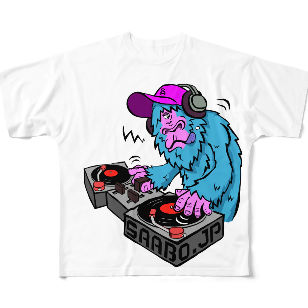 SAABOのDJ_SAABO_CO2 フルグラフィックTシャツ