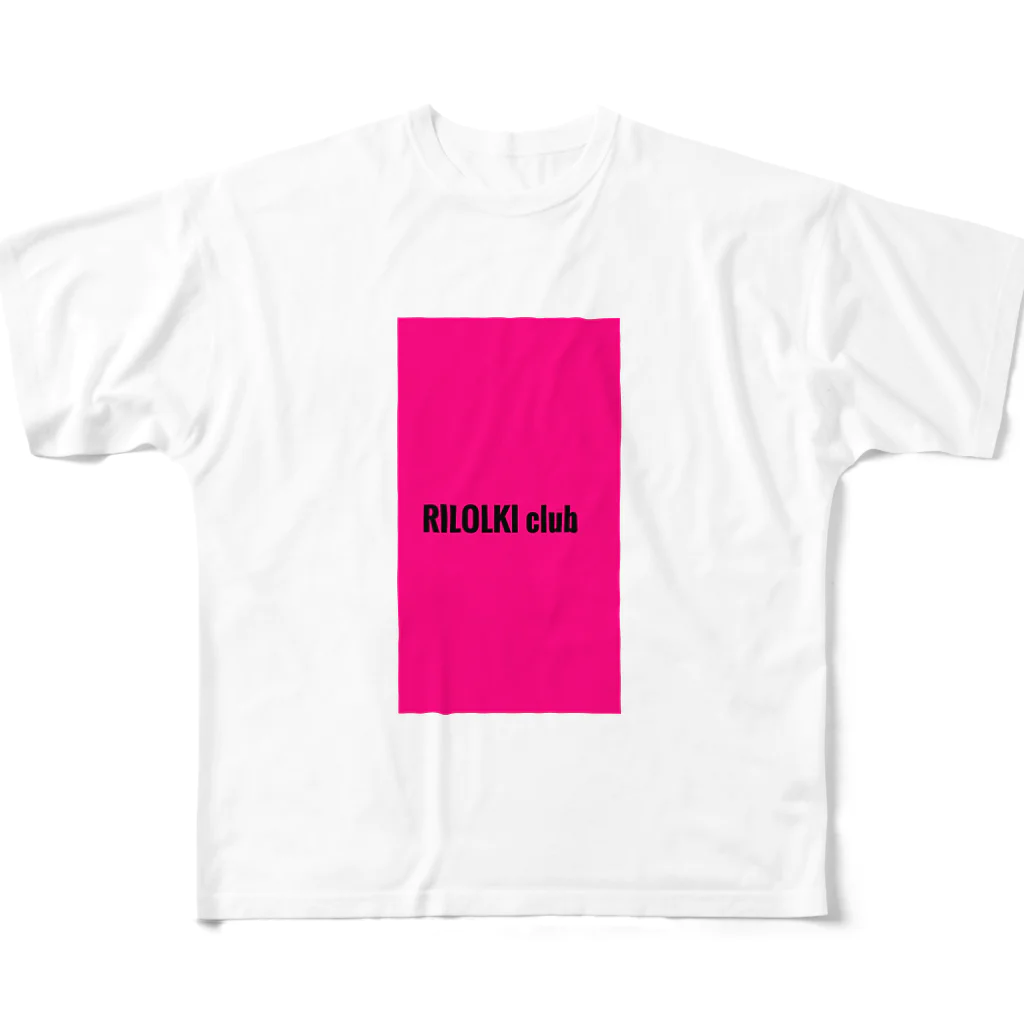 RILOLKIのRILOLKI CLUB  All-Over Print T-Shirt