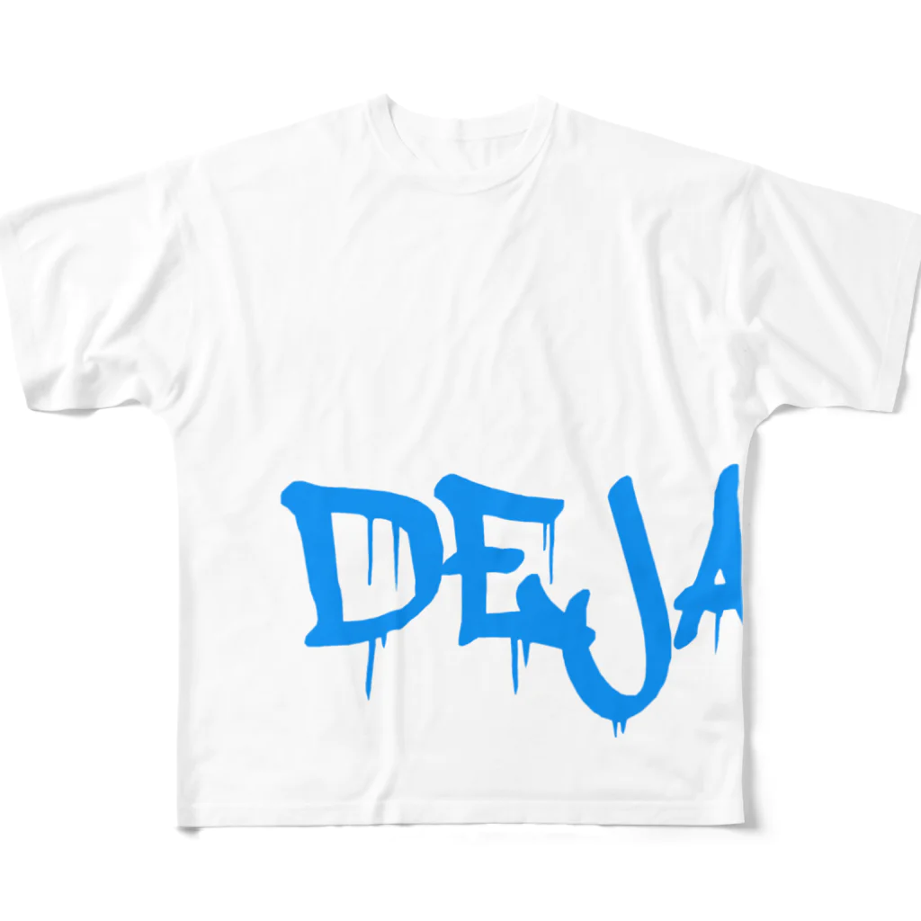 DEJAVU_TATAのink Deja フルグラフィックTシャツ