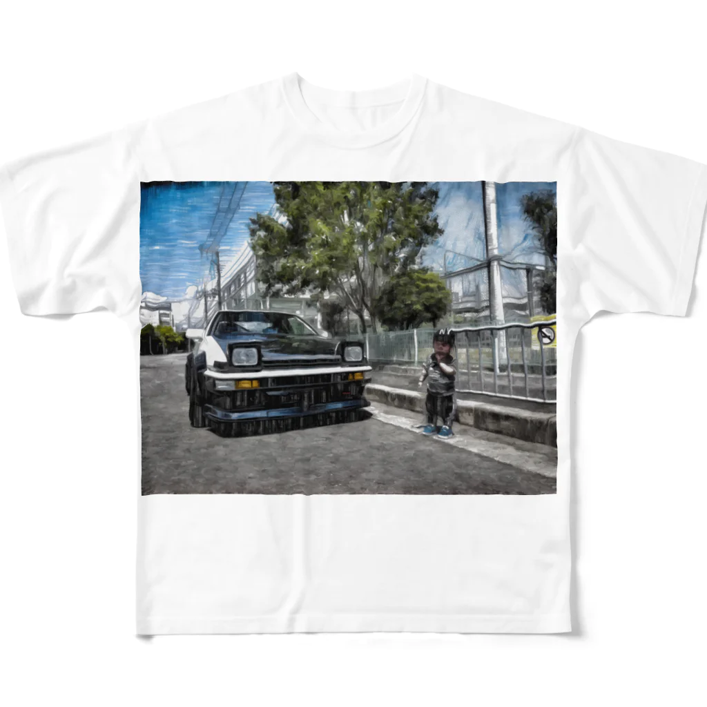 shochanae86のae86kids フルグラフィックTシャツ