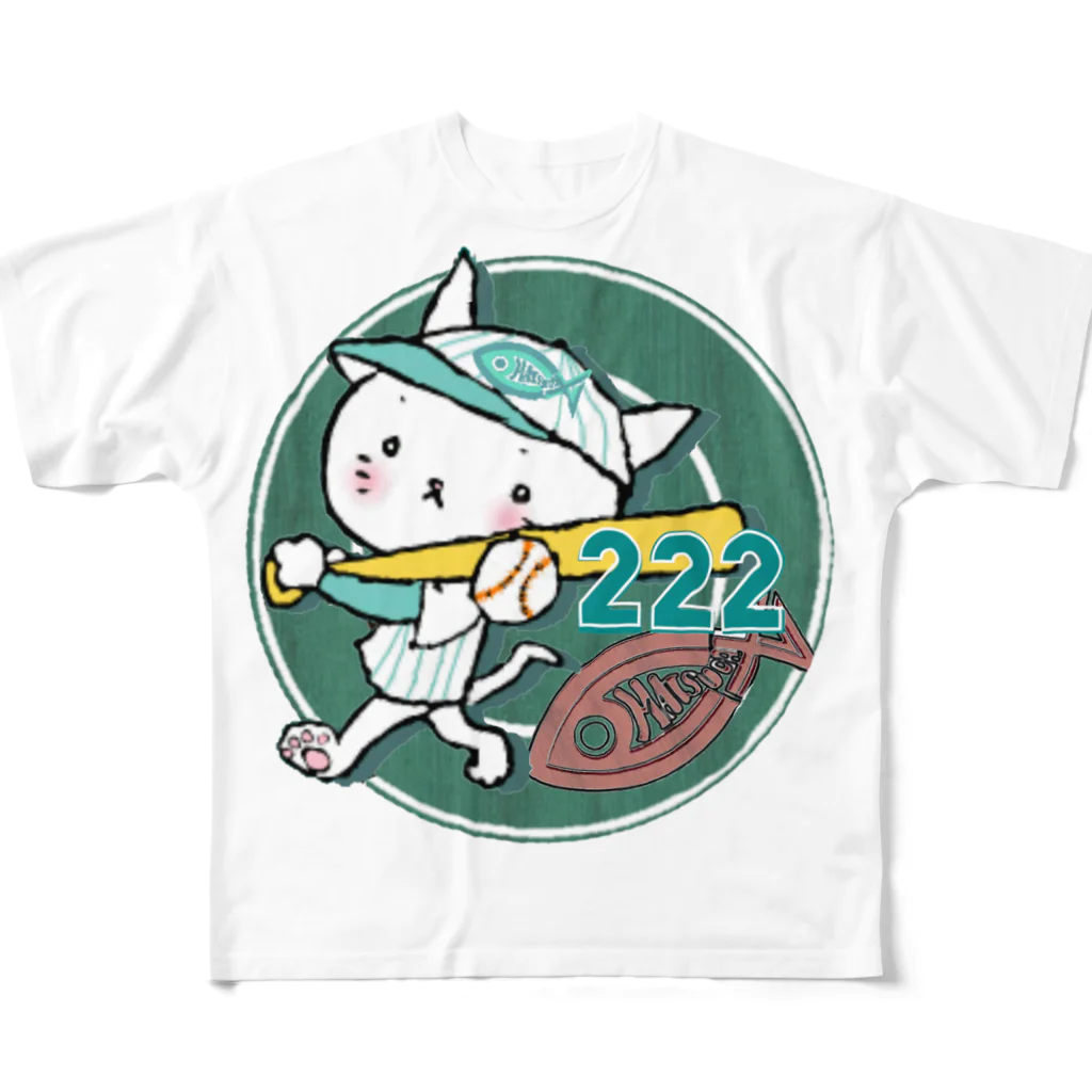 HINOKINDAの《松田が猫(ΦωΦ)なんだもの》 フルグラフィックTシャツ