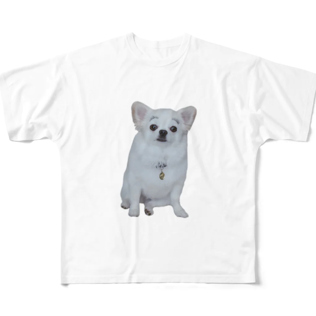 しまのまゆげこむぎこ フルグラフィックTシャツ