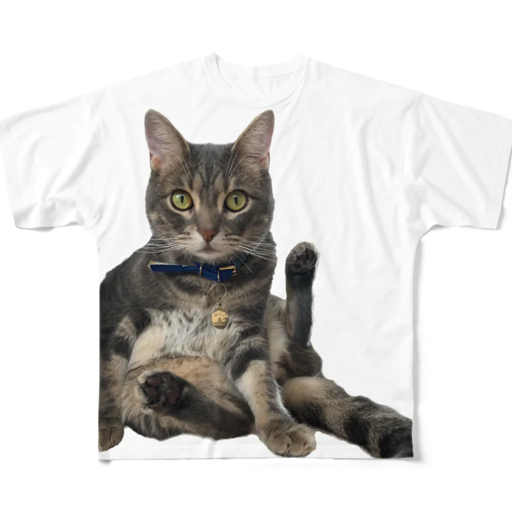 なかたです。のうちのお猫様 フルグラフィックTシャツ