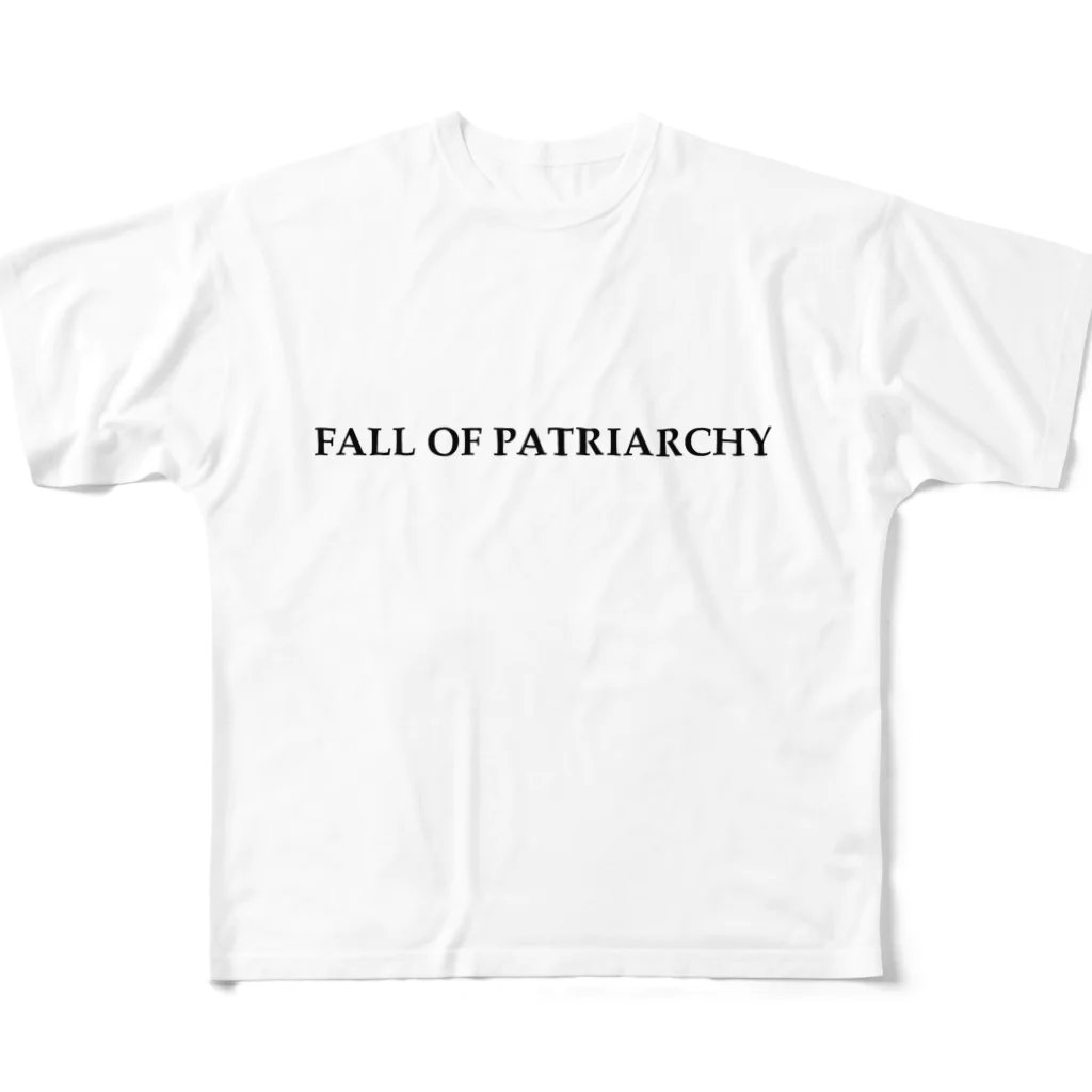 Be ConsciousのFall of patriarchy フルグラフィックTシャツ