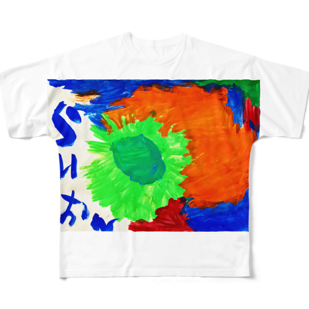 cion art shopのらいおん フルグラフィックTシャツ