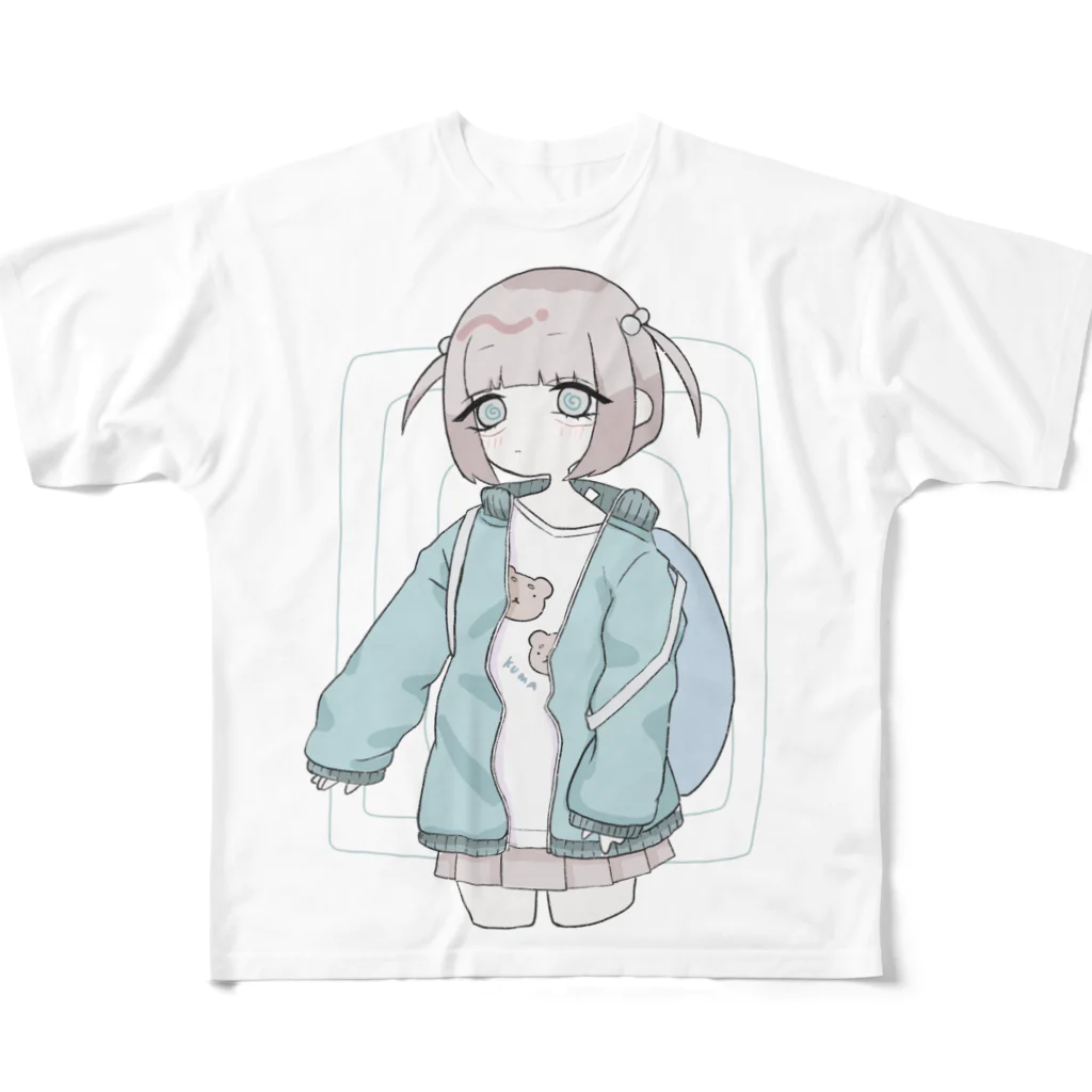 かやましそのぐるぐる All-Over Print T-Shirt