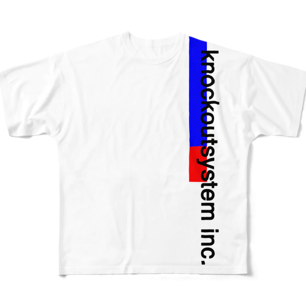 knockoutsystemのknockoutsystem inc. フルグラフィックTシャツ