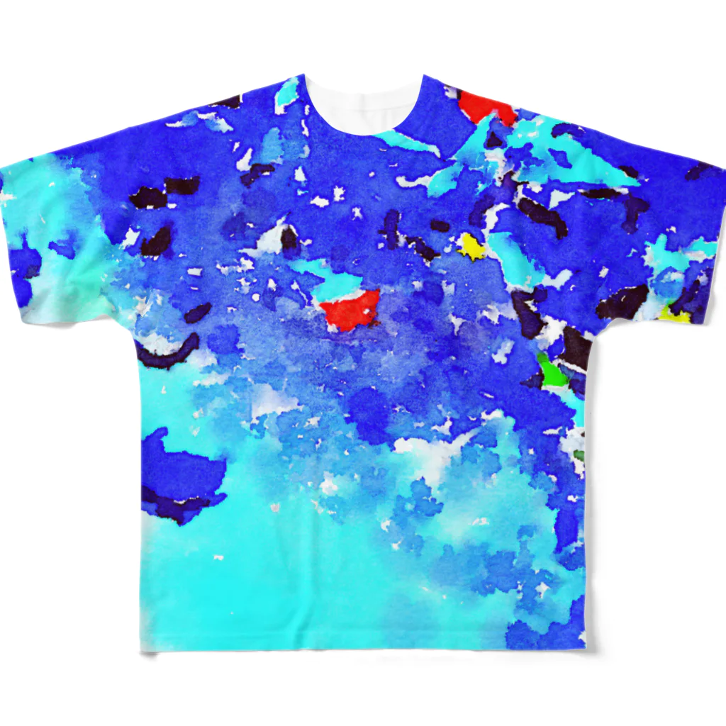 Neotenyのトリップ（鳥なし） All-Over Print T-Shirt