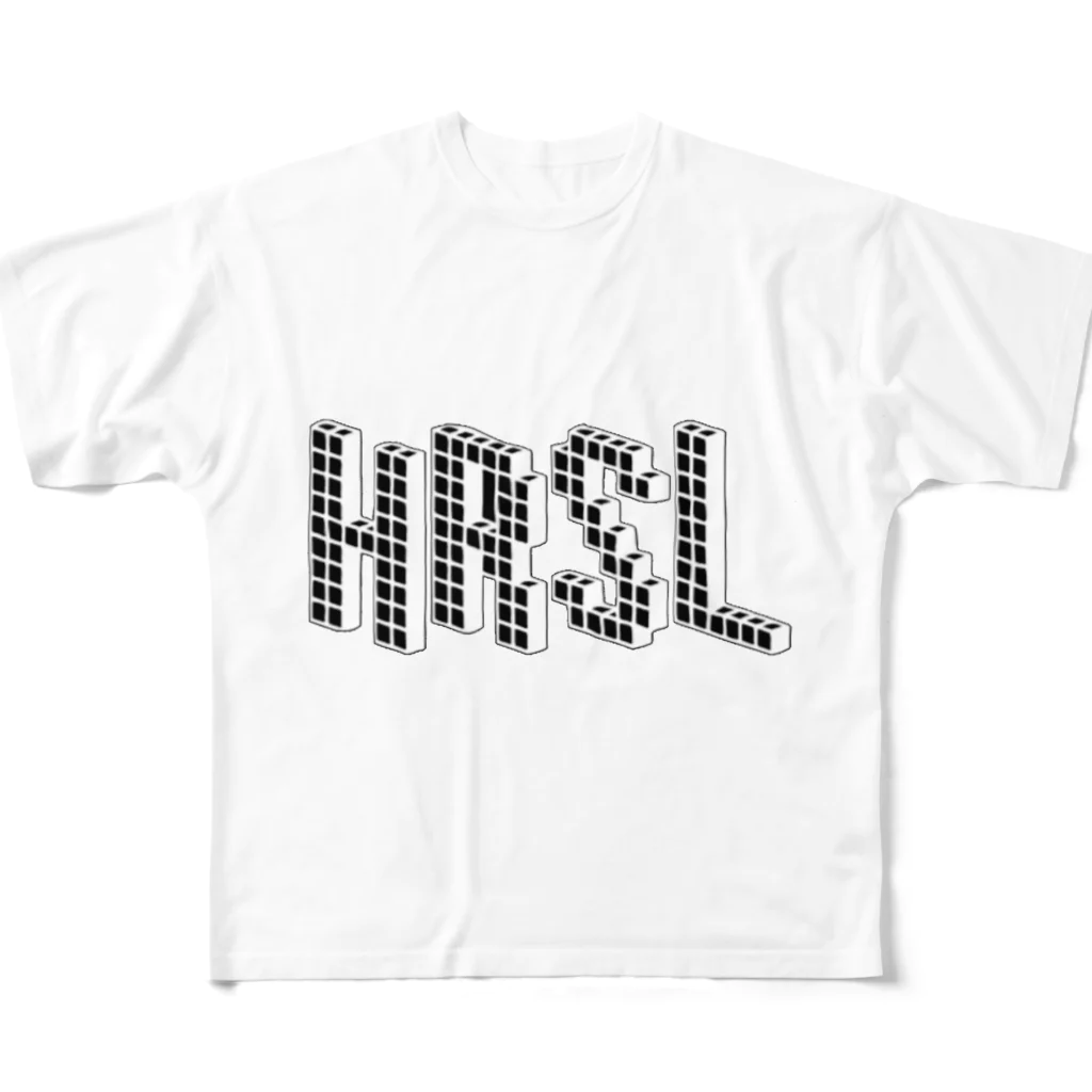 ヒラサリのHRSL フルグラフィックTシャツ