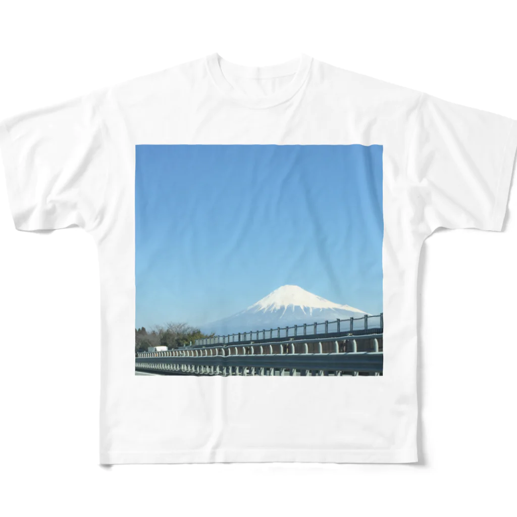 factory-SHIZUOKAの富士山 フルグラフィックTシャツ