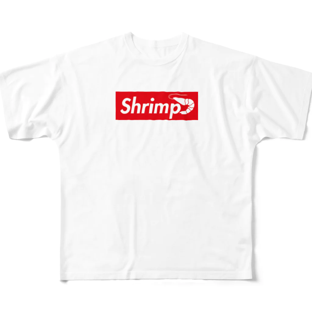 Kmaxshop53の英語でエビはShrimpといいます。 All-Over Print T-Shirt