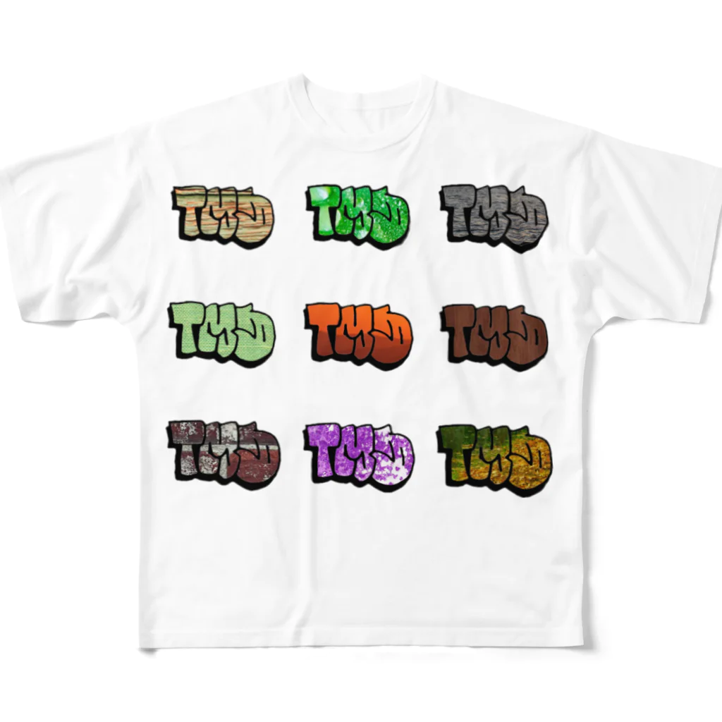 TMD ONLINE STORAGEのTMDtug フルグラフィックTシャツ