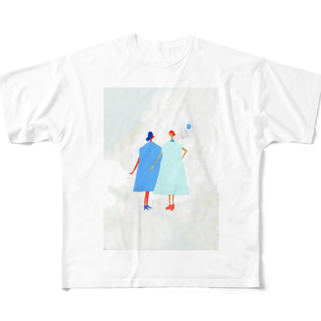 oka emiの幼馴染 フルグラフィックTシャツ