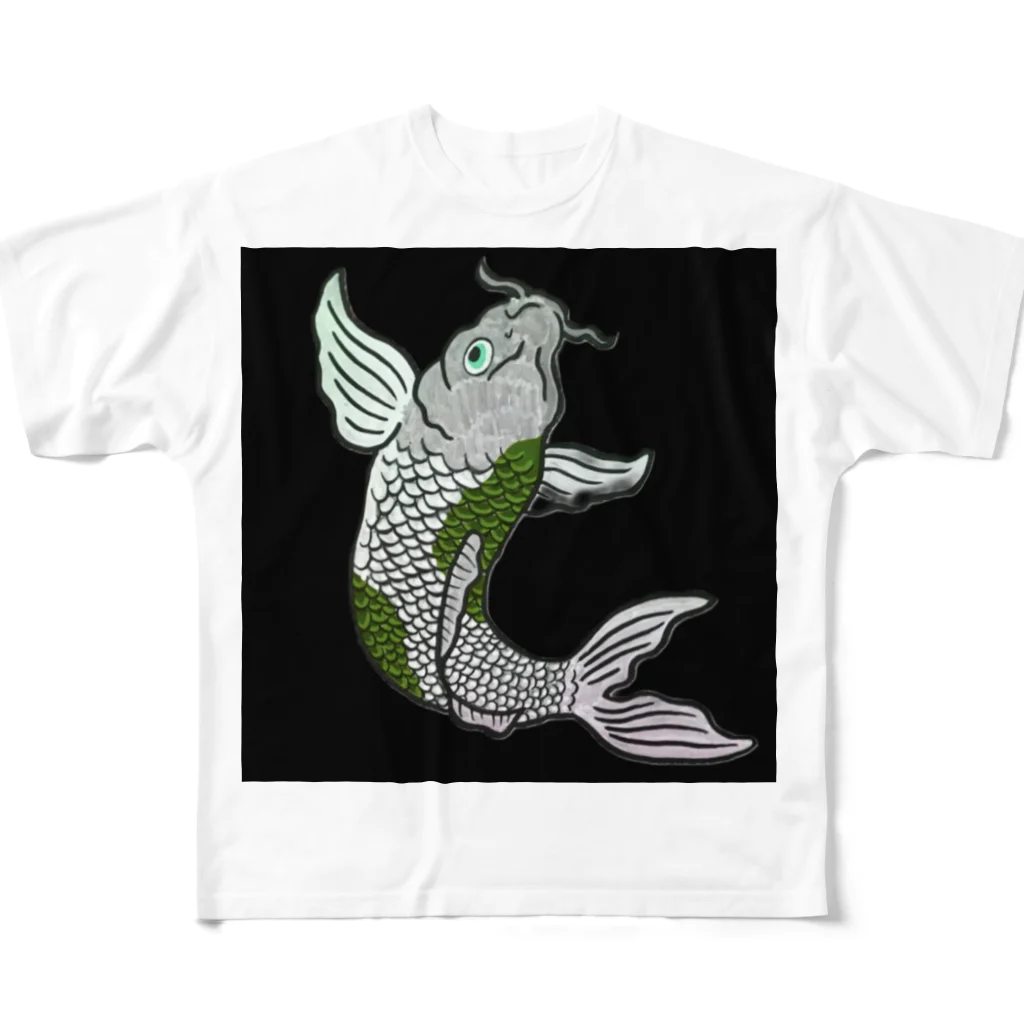 Rising CarpのRising Carp ❹ All-Over Print T-Shirt