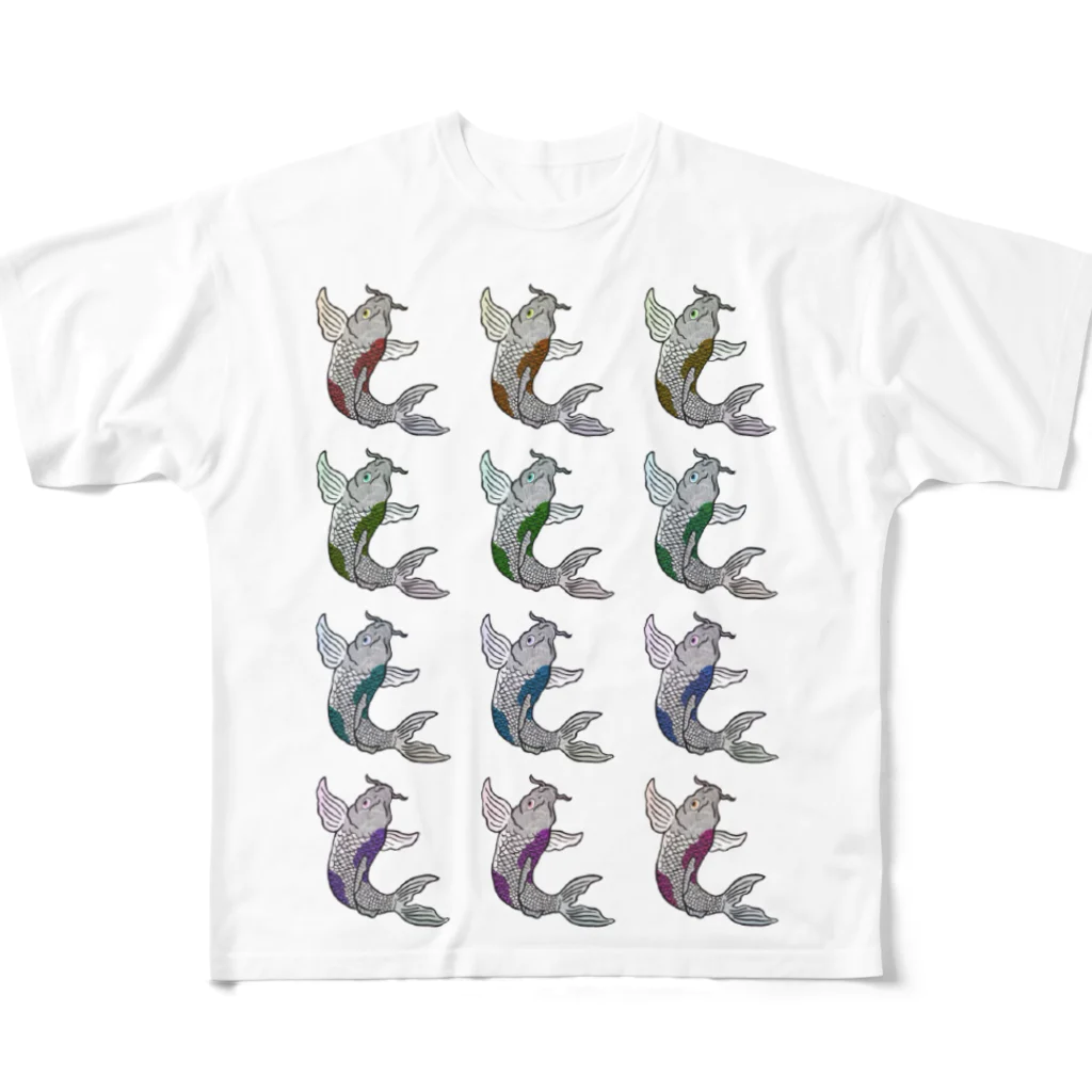 Rising CarpのRising Carp フルグラフィックTシャツ