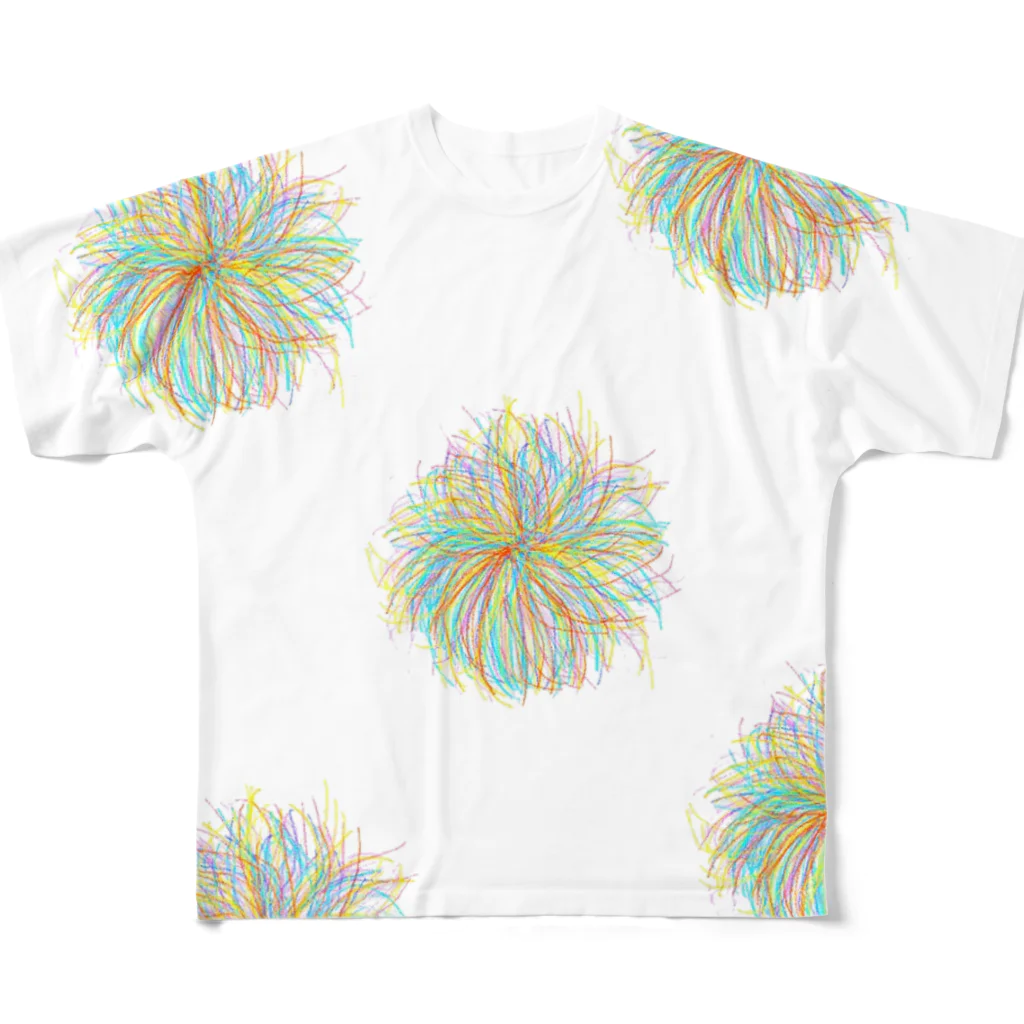 Blessing From The SunのKesalan Patharan with lots of heart All-Over Print T-Shirt