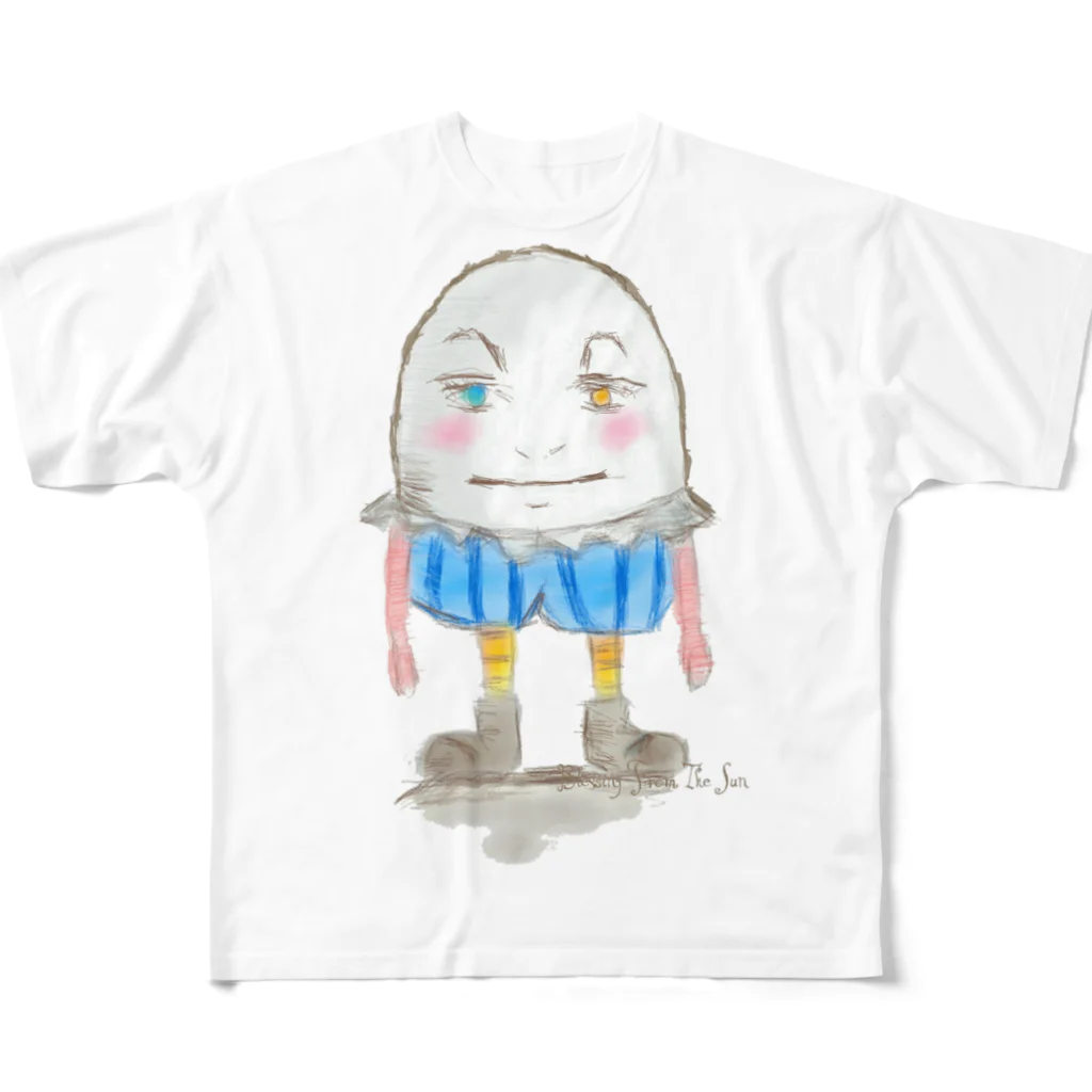 Blessing From The SunのHumpty Dumpty All-Over Print T-Shirt