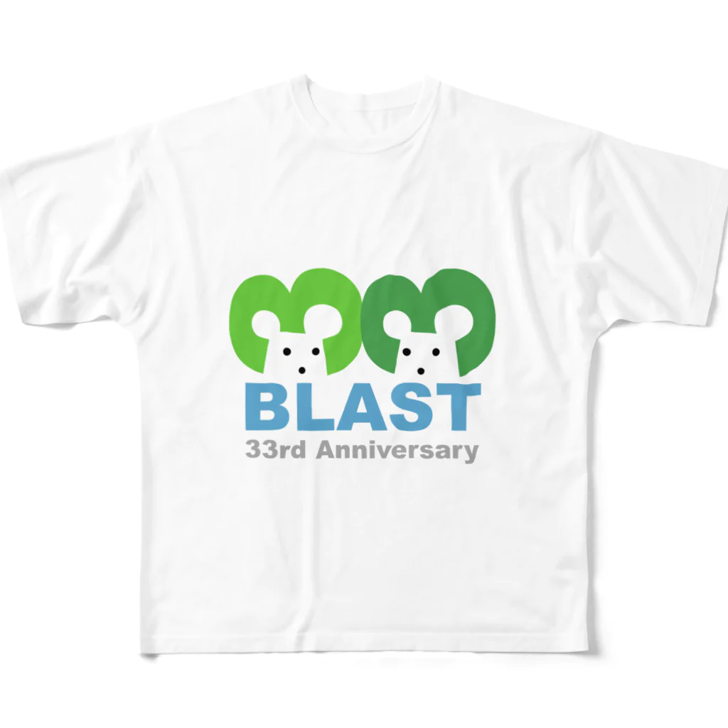 blastmediaのBLAST33 All-Over Print T-Shirt