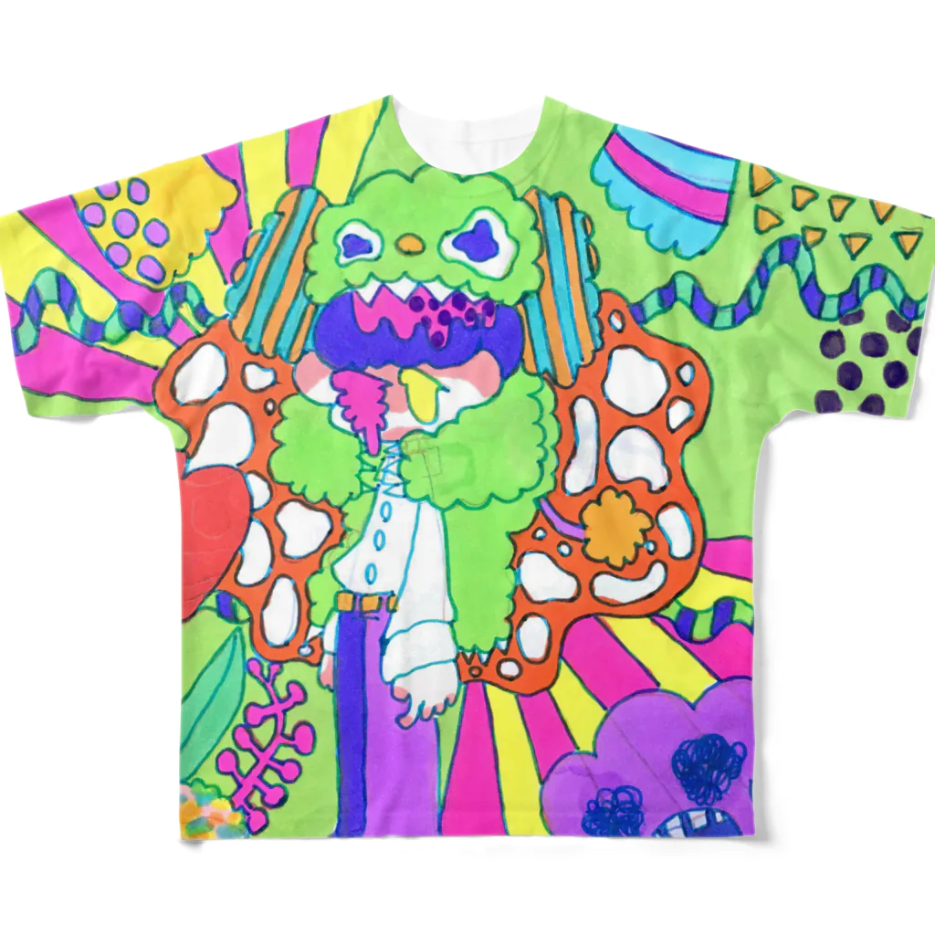 HONI HONI WORLDのFerocity All-Over Print T-Shirt