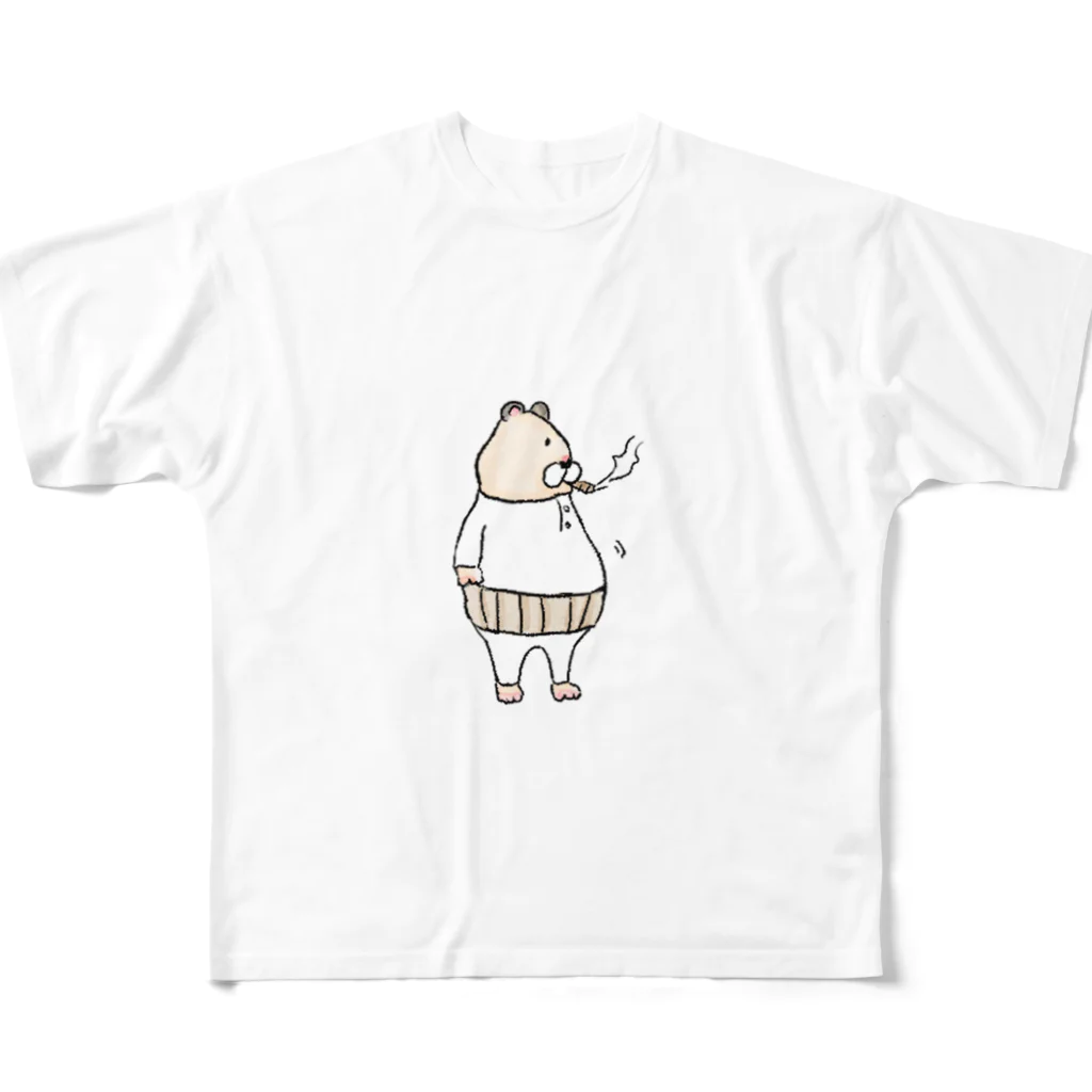 もいもいのおじはむ フルグラフィックTシャツ