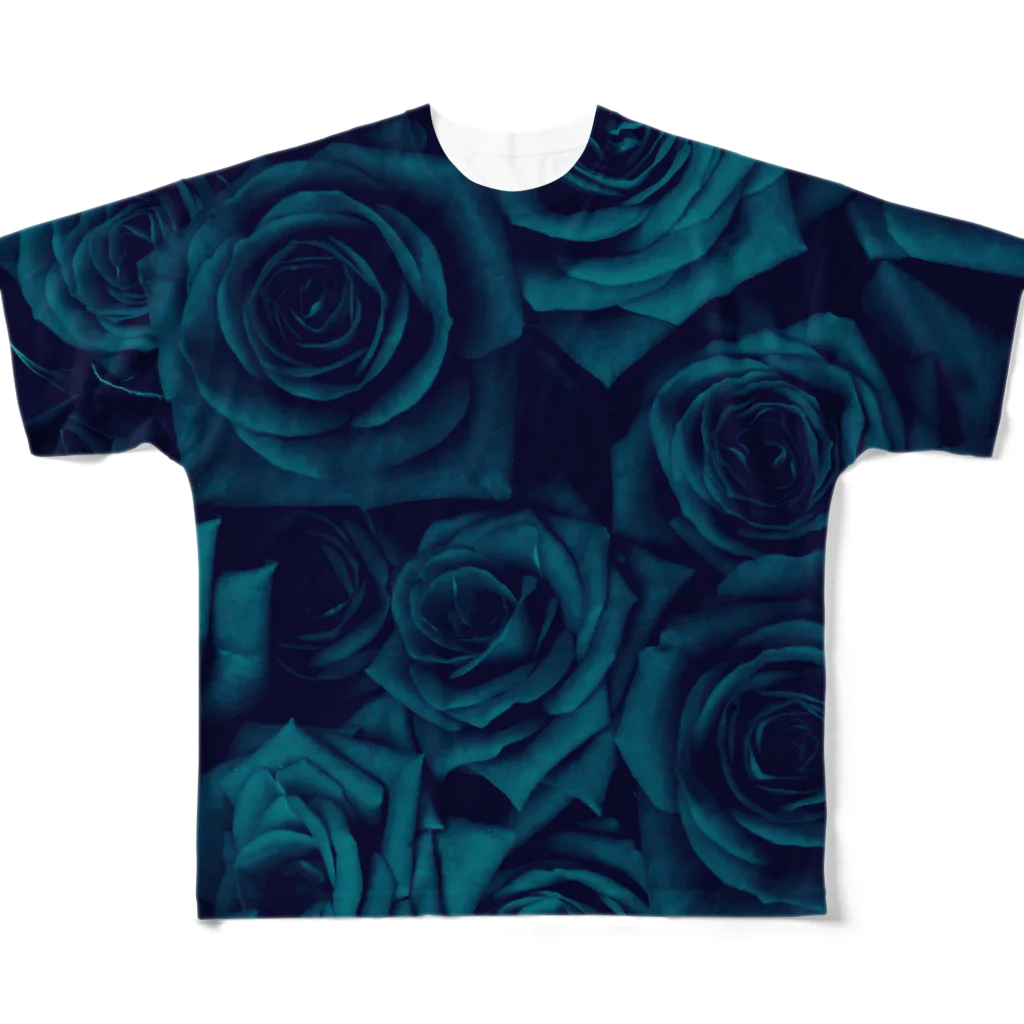 Candy Shopのバラ 薔薇  All-Over Print T-Shirt