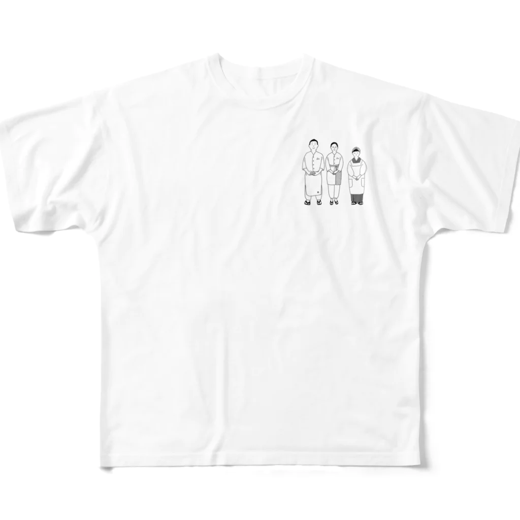 寿司の丸将の丸将 フルグラフィックTシャツ