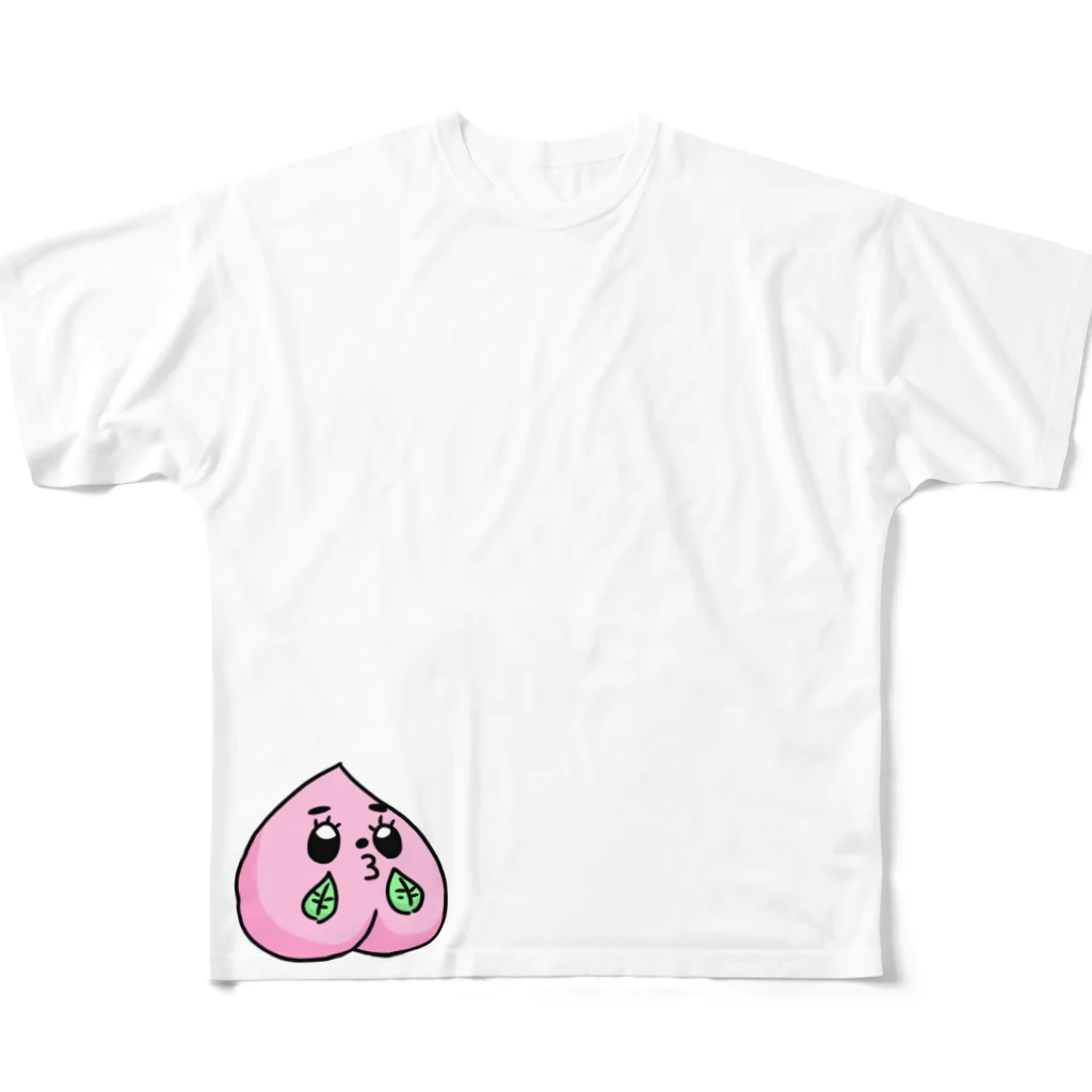 きゃずもも＆ももみのグッズ販売のももみコレクション All-Over Print T-Shirt