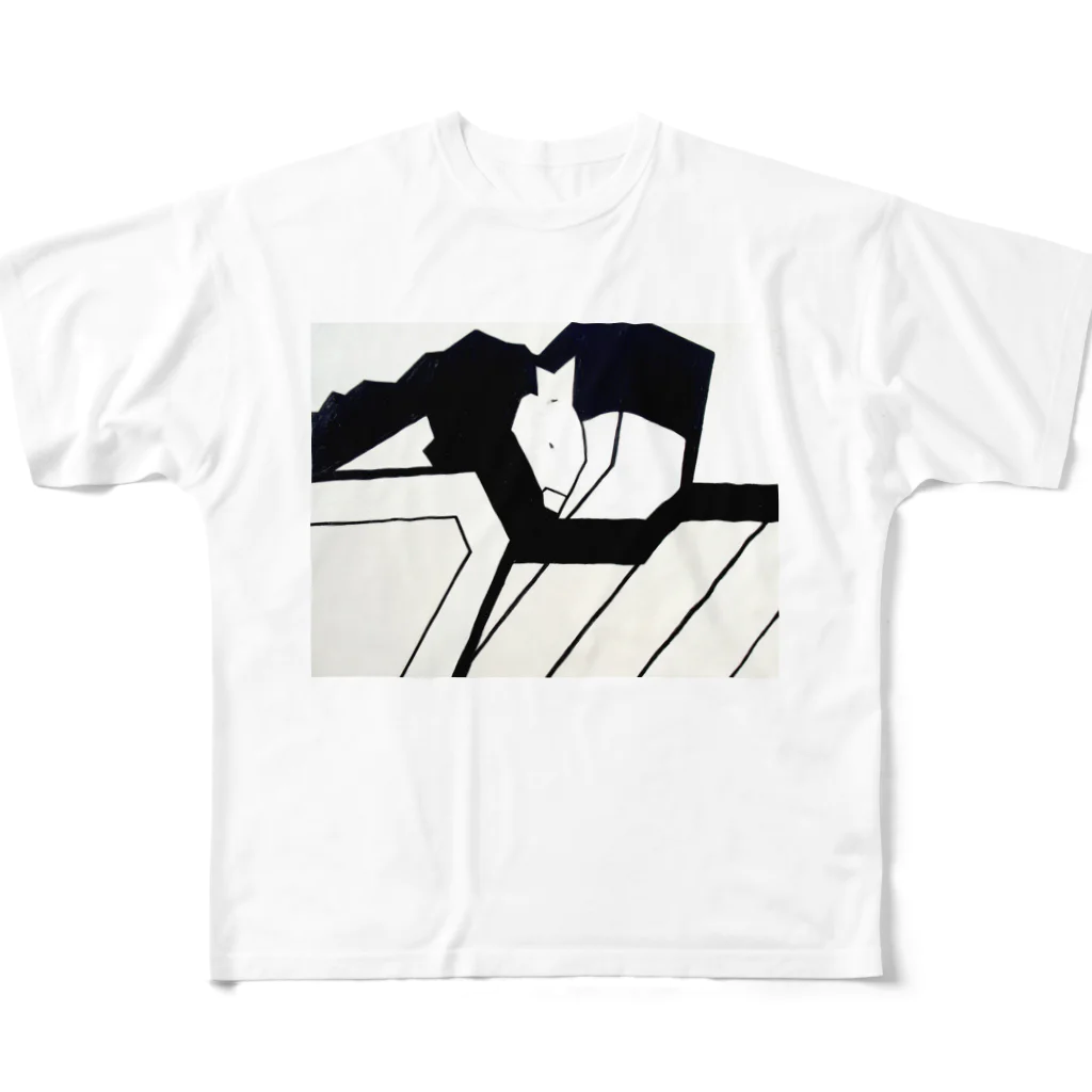 fukadamomokoの女体山男体山 All-Over Print T-Shirt