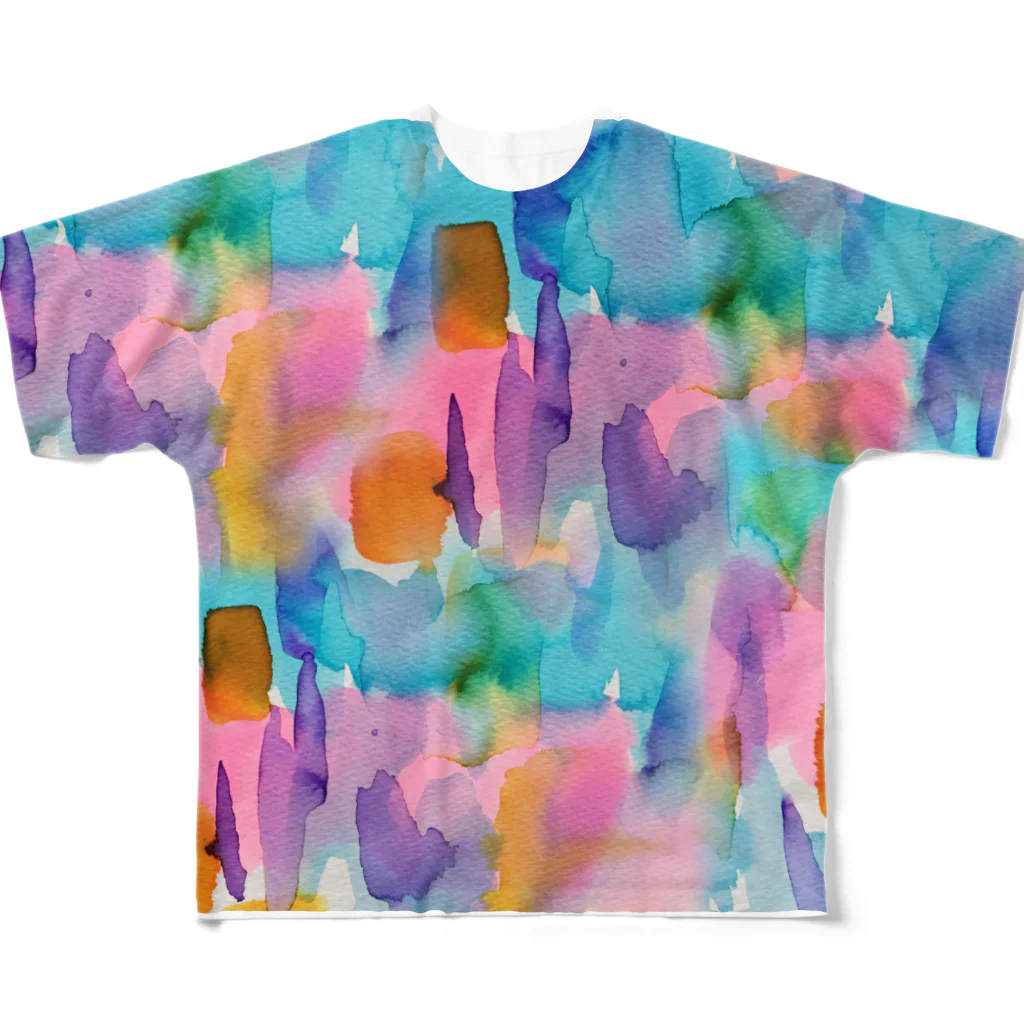 hugging love ＋《ハギング ラブ プラス》のneutralフルグラフィックTシャツ All-Over Print T-Shirt