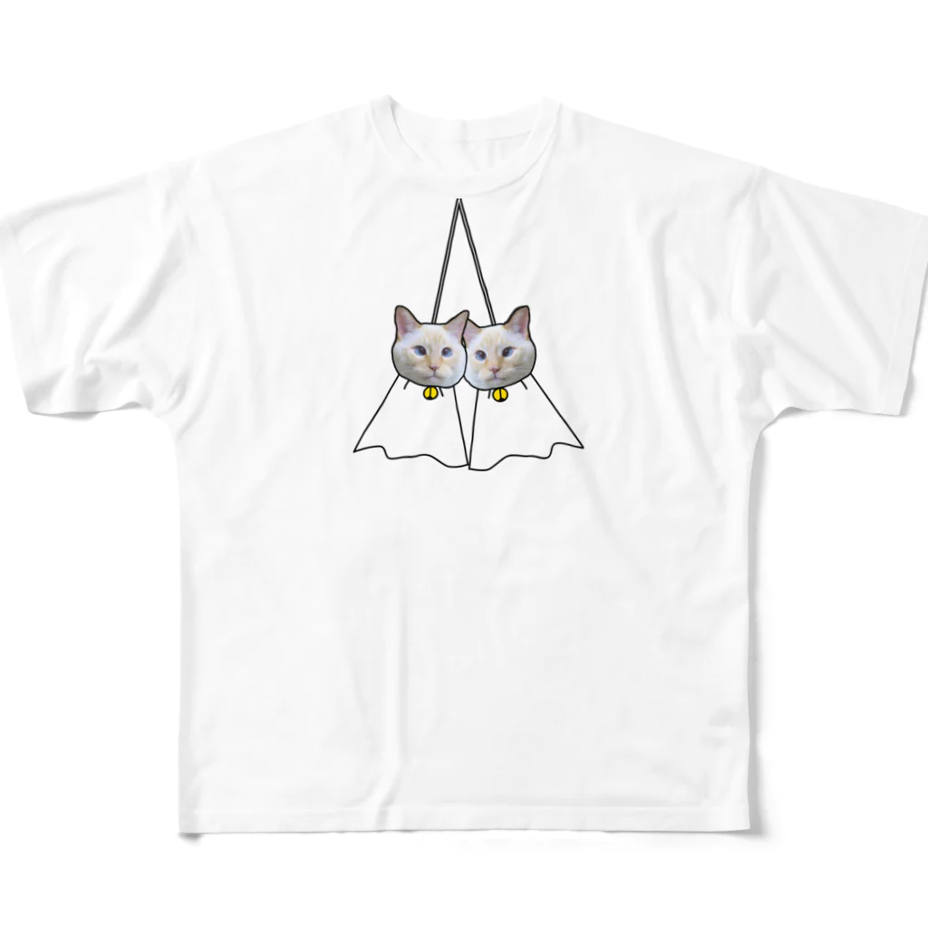 じゅりあんぐ！の双子なまりまりぼうず👼🏻 All-Over Print T-Shirt