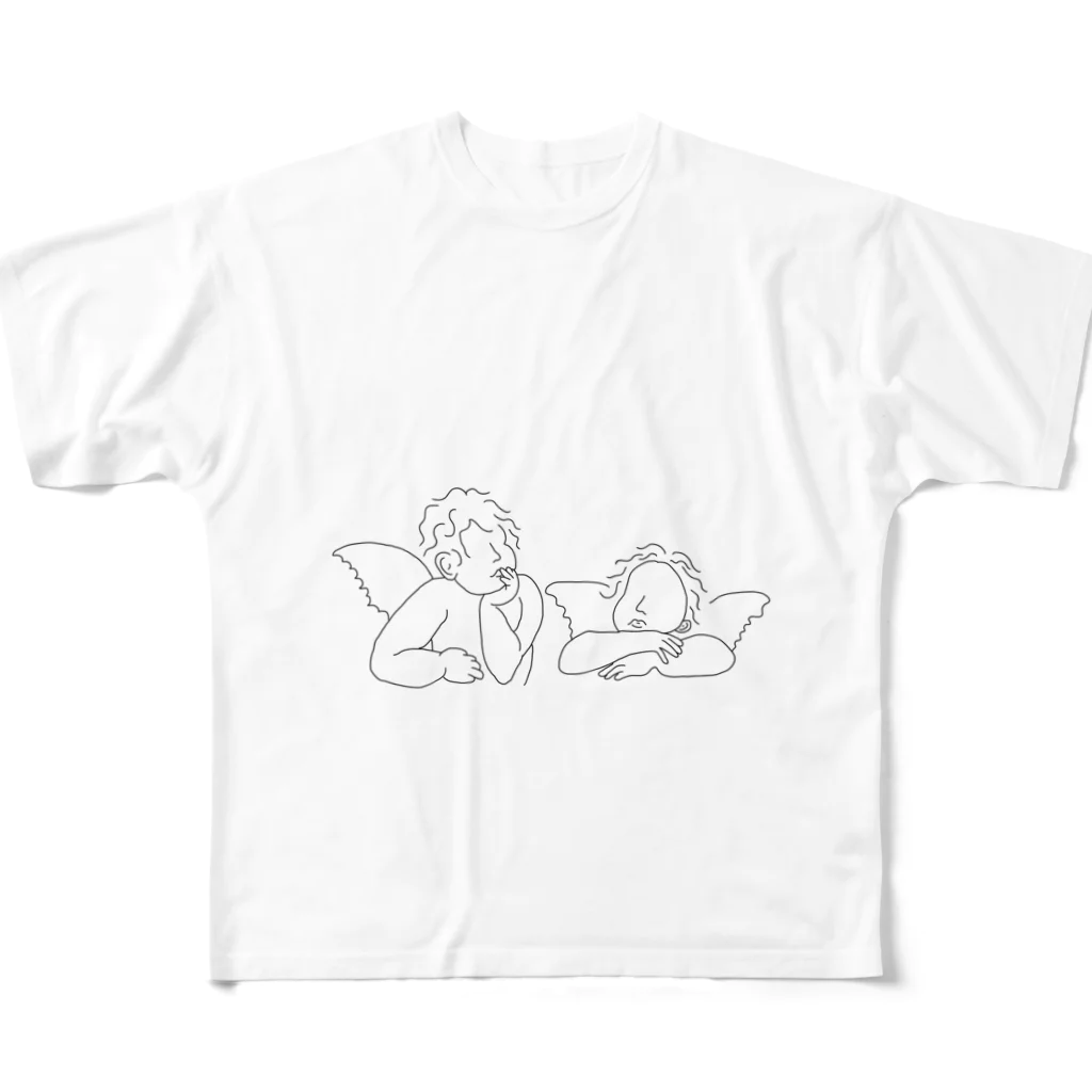 meMEmeのサイゼのやつ フルグラフィックTシャツ