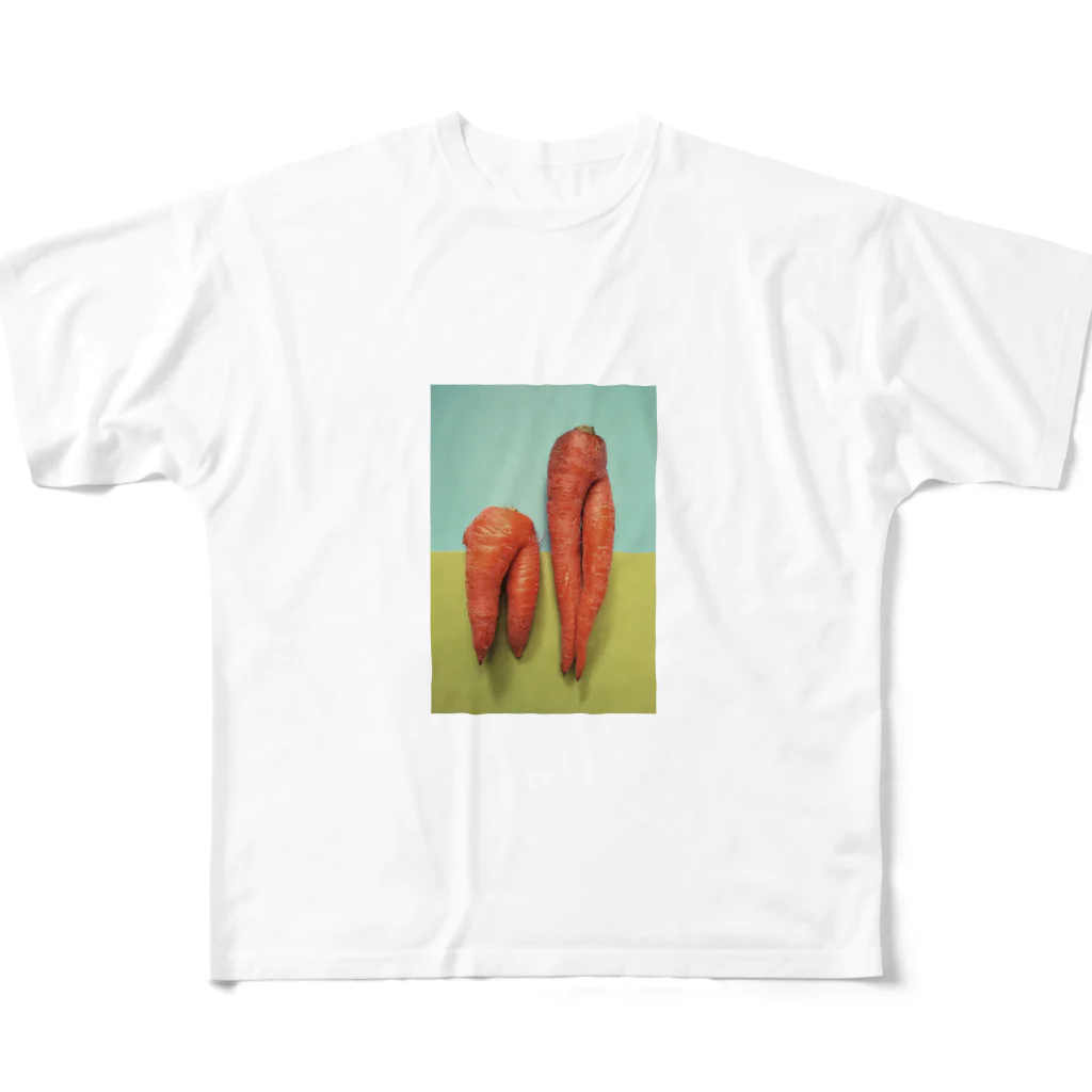 紅クラゲのニンジンウォーカー１ All-Over Print T-Shirt