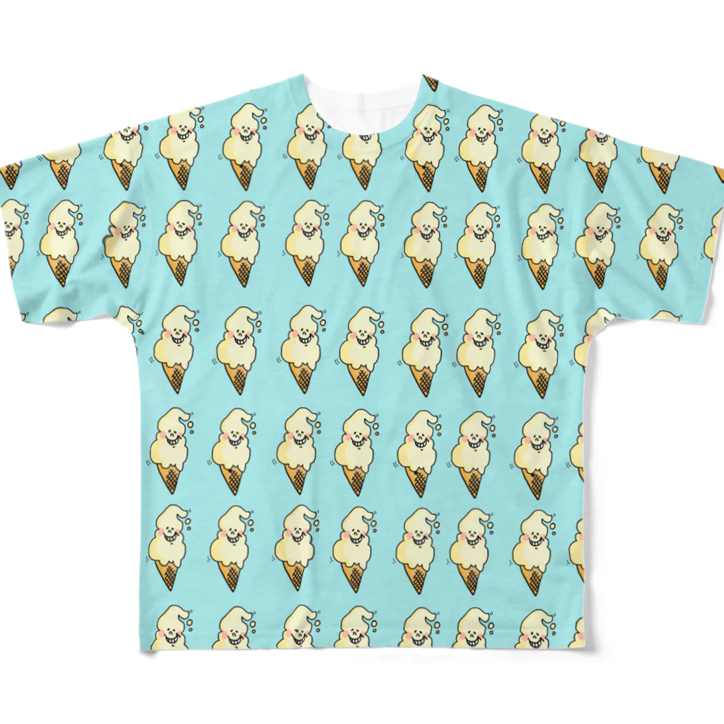 Rikuのソフトクリーム All-Over Print T-Shirt