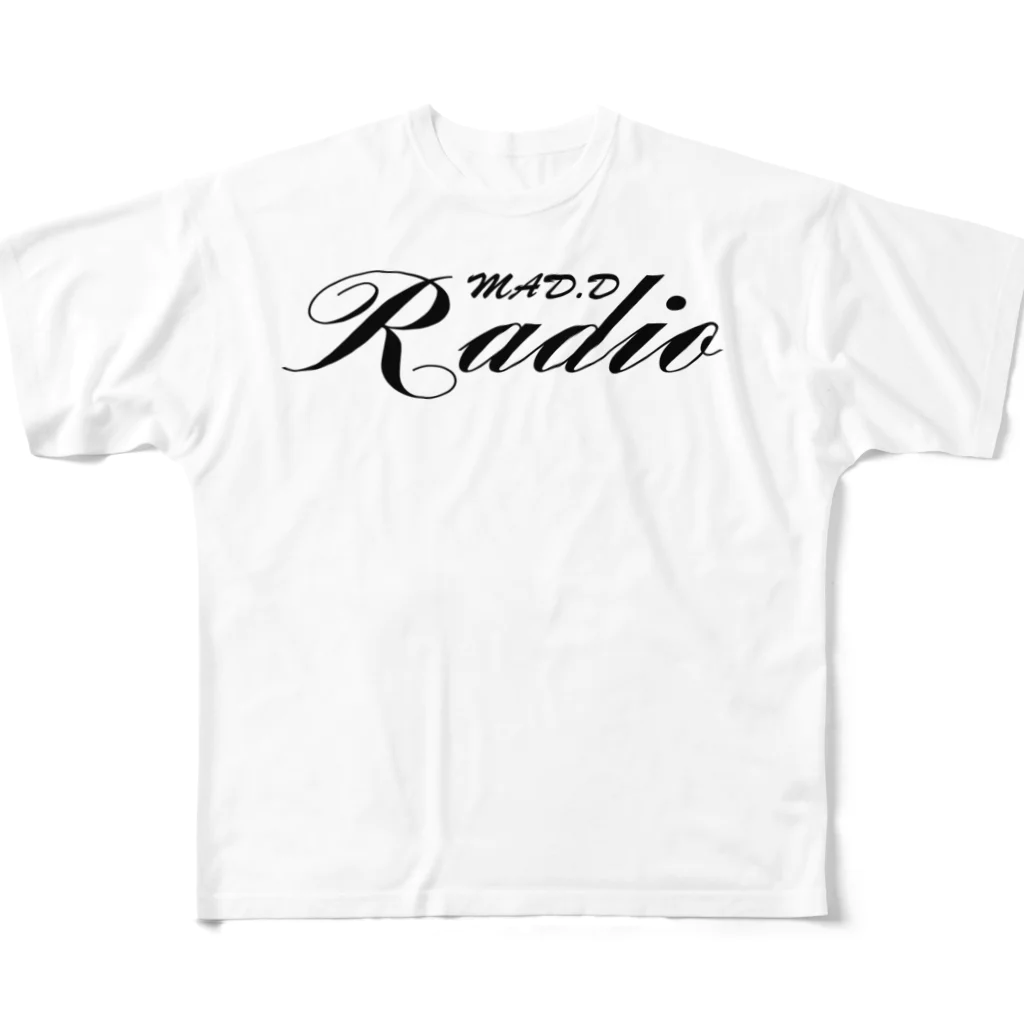 Dectech.stylesのMAD.D Radio フルグラフィックTシャツ