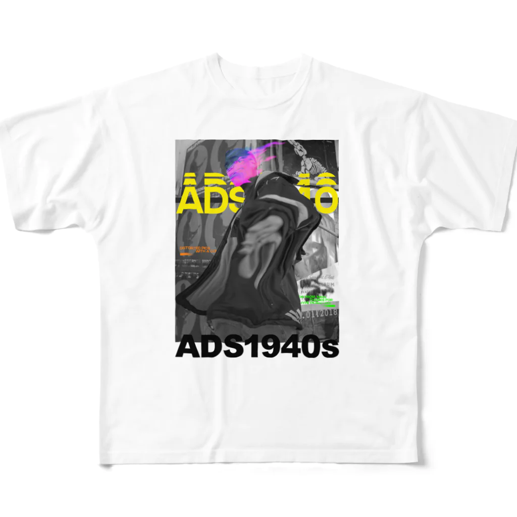 人間2のADS1940-"歪" All-Over Print T-Shirt