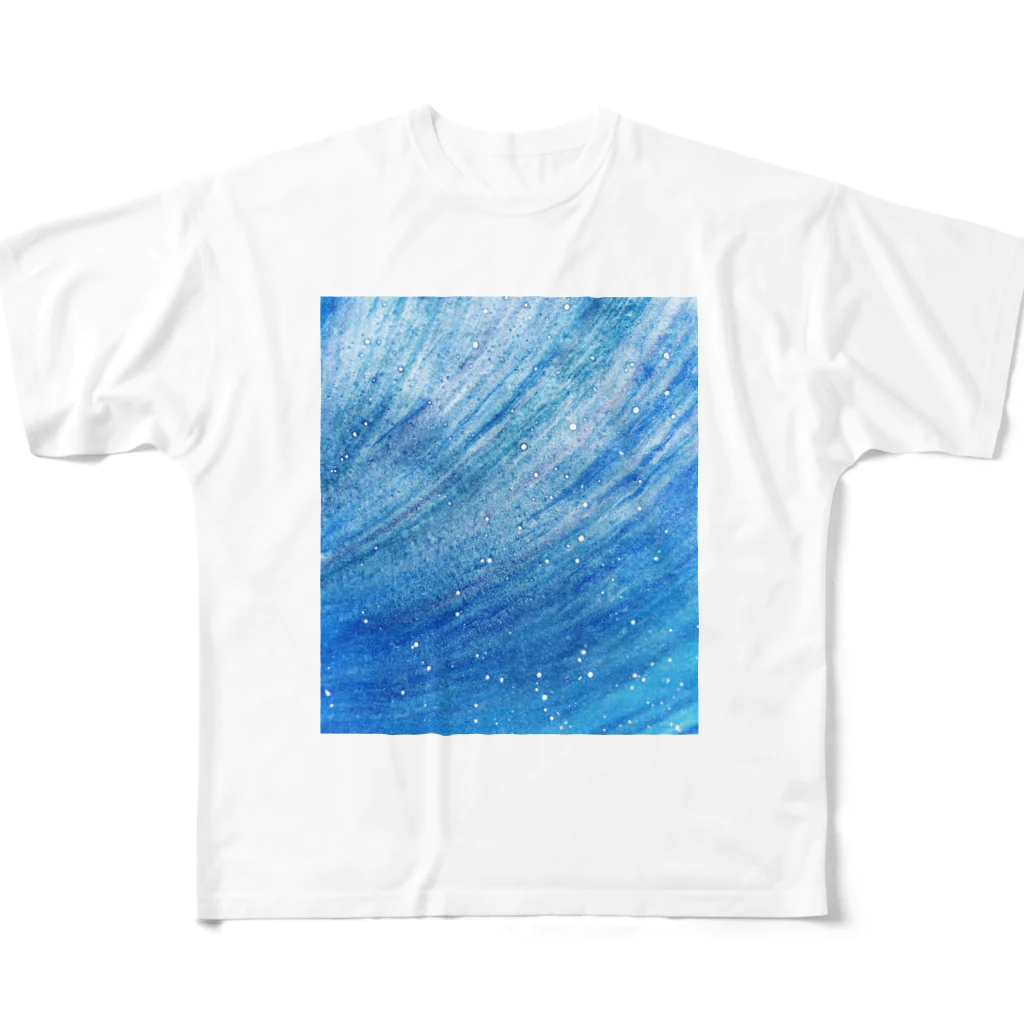 LUCENT LIFEの宇宙の風 / Space Wind All-Over Print T-Shirt