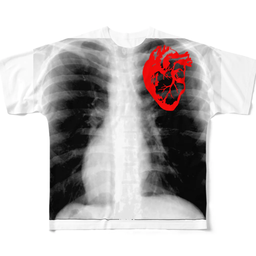 FabergeのX-ray All-Over Print T-Shirt
