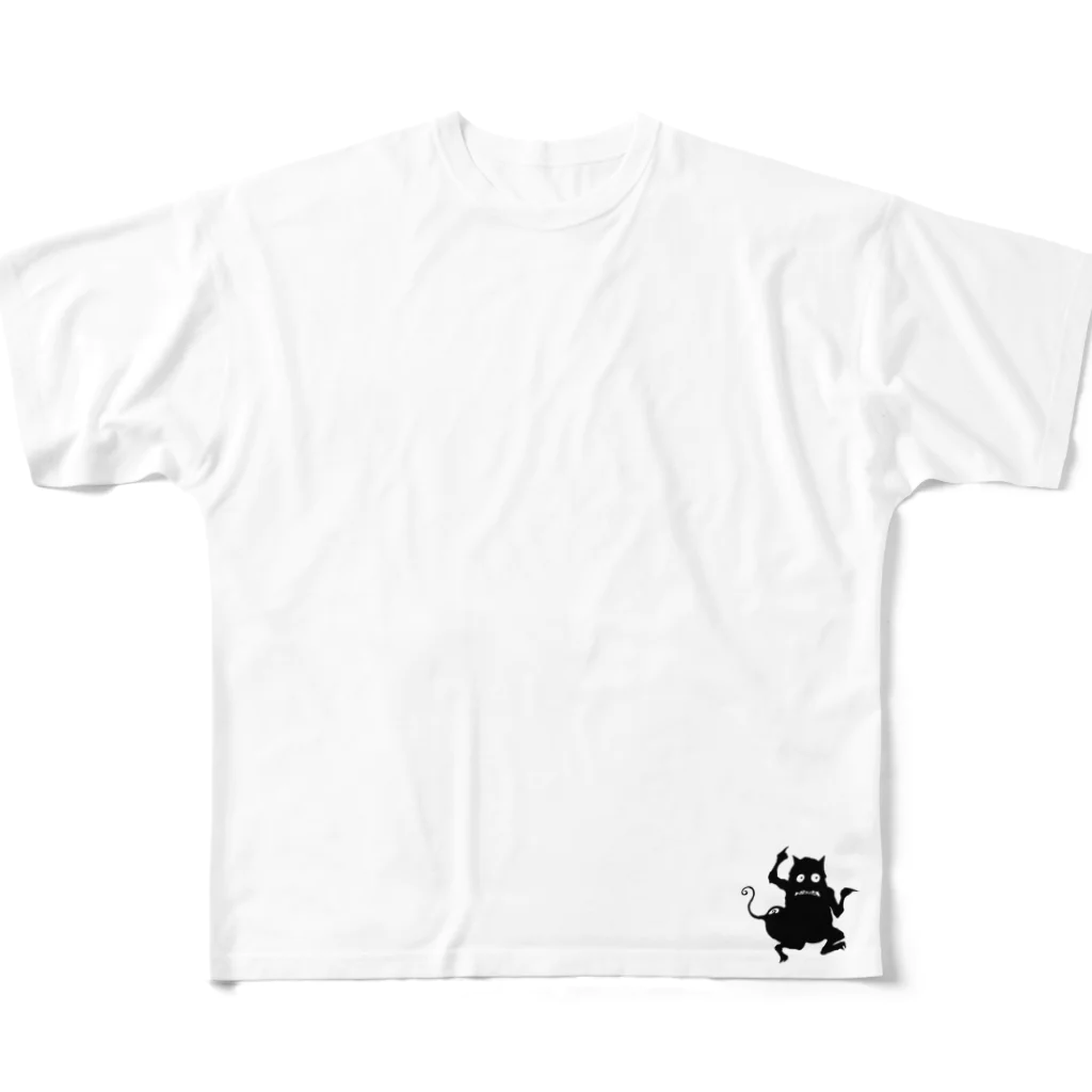 妖怪美術館（非公式グッズショップ）のみちしるべぇ ver2 All-Over Print T-Shirt