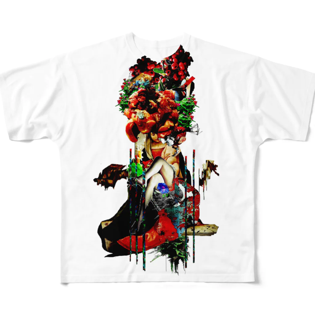 Lyrical Gift / 津田修のicollage All-Over Print T-Shirt